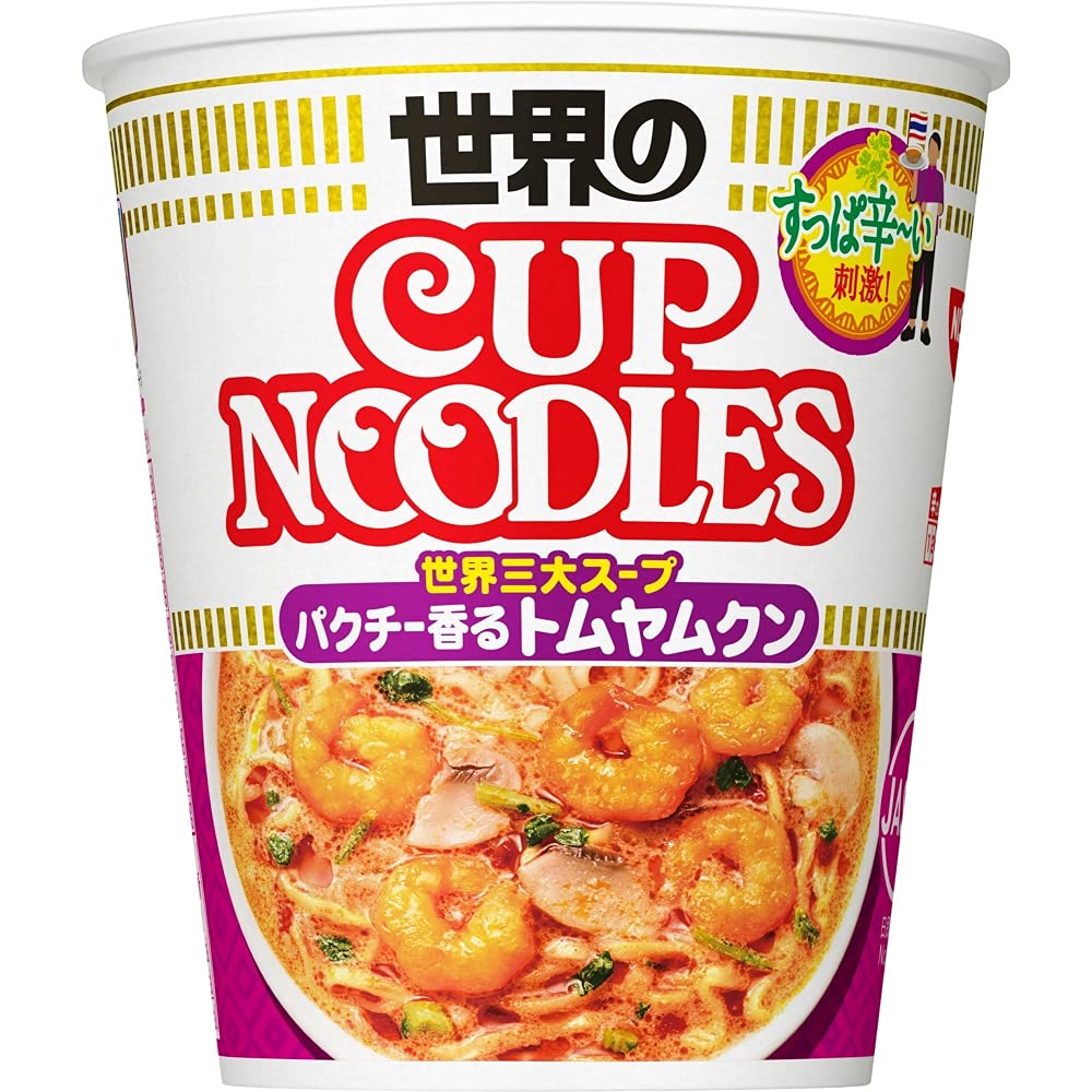 カップヌードル パクチー香るトムヤムクンヌードル日清食品 カップ麺 75gx12個