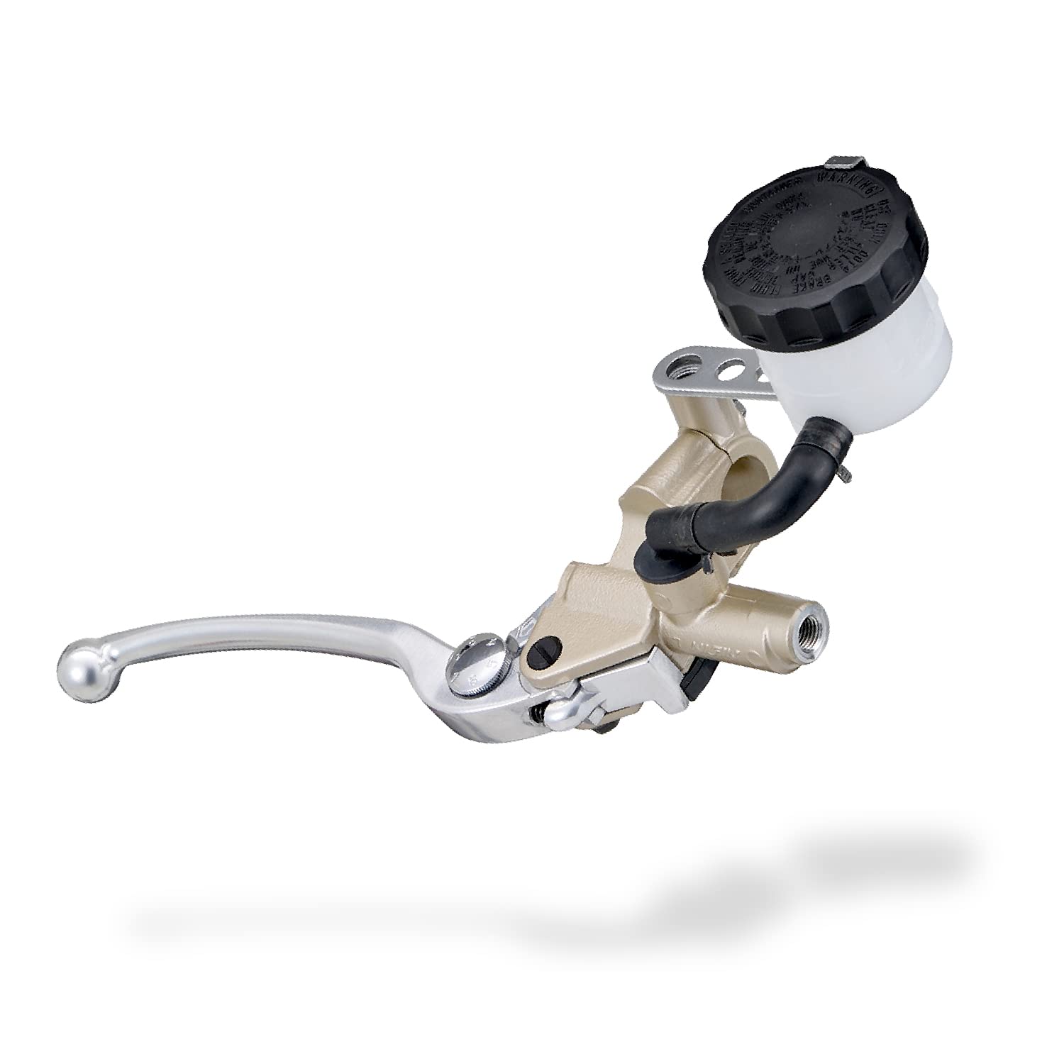 【送料無料】デイトナ(Daytona) マスターシリンダー バイク ブレーキ 横型 14mm NISSIN(ニッシン) ゴールドボディ/バフクリアーレバー 61760