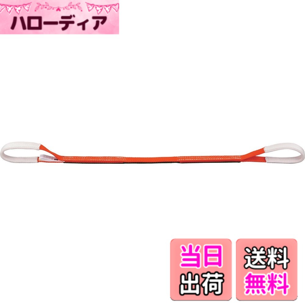 【送料無料】TRUSCO(トラスコ) ベルトスリング JIS3等級 両端アイ形 25mmX1.0m  ...