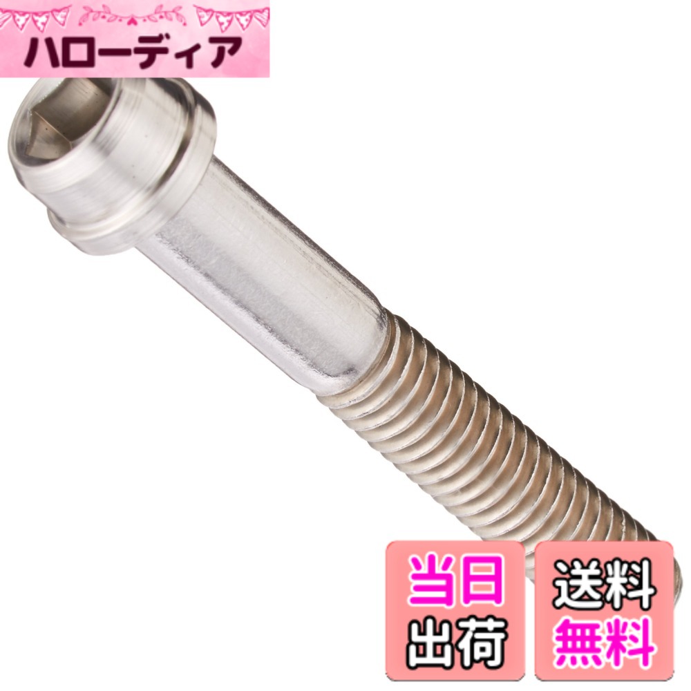【送料無料】キタコ(KITACO) ビビッドボルト(M6xP1.0x40mm) 汎用 2個入り/半ネジ ステンレス K-CON 0900-060-00008