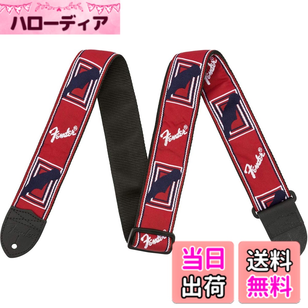  ストラップ 2" Monogrammed Strap, Red/White/Blue