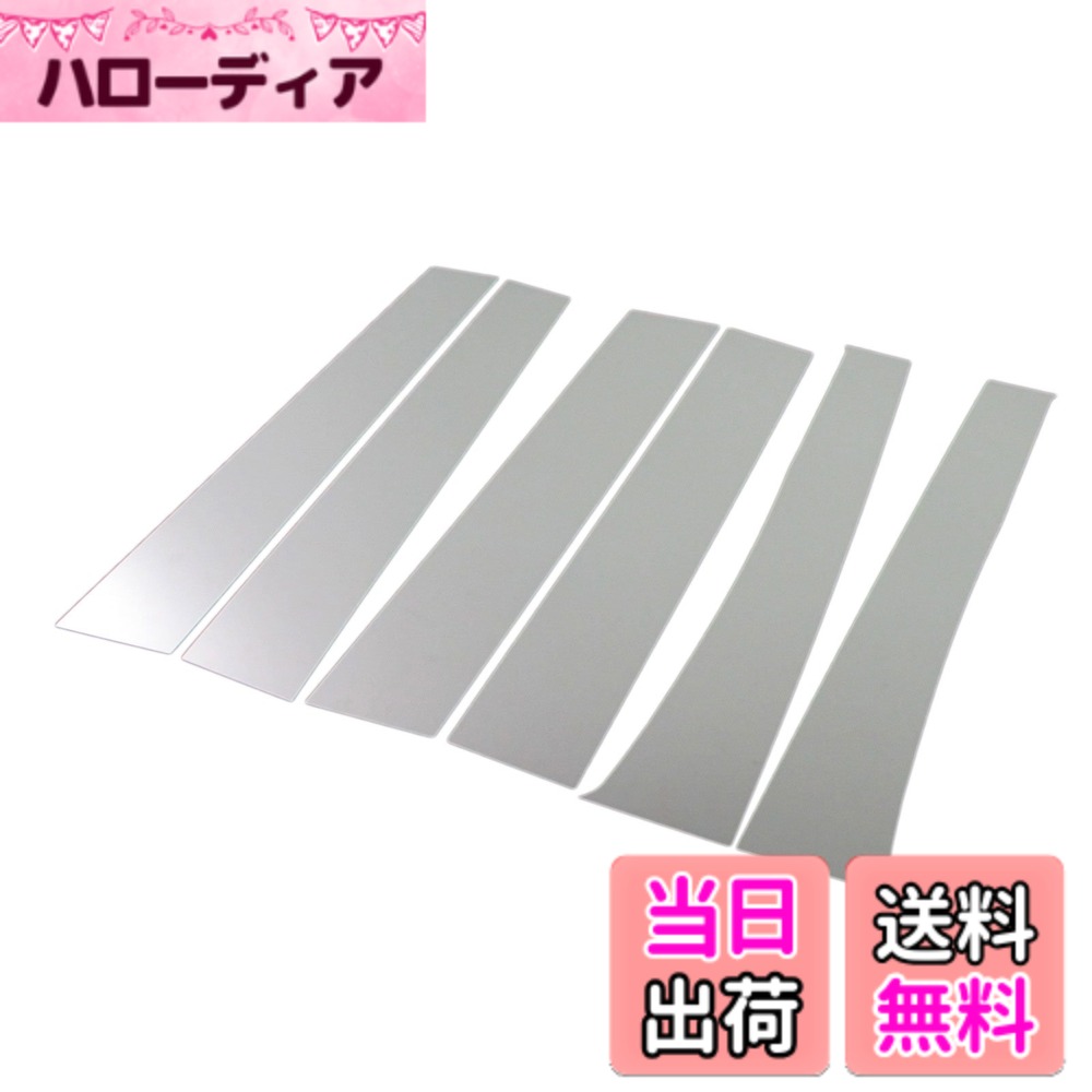 【送料無料】BRIGHTZ MPV LW系 超鏡面ステンレスメッキピラーパネル バイザー無用 6PC 【 PIL-SIL-031 】 47580