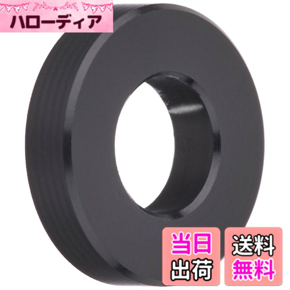 【送料無料】キタコ(KITACO) アルミスペーサーカラー φ6 13x3 汎用 A2017 1個入り ブラック 0900-093-02005