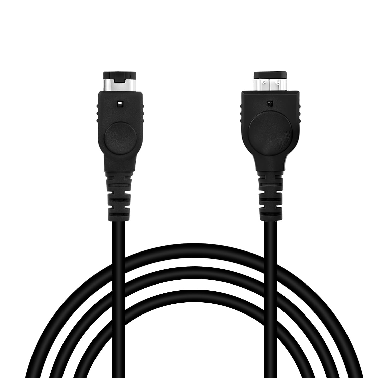 【送料無料】Mcbazel GBA通信ケーブル 1.2m ゲームボーイアドバンス用 2プレイヤーリンクケーブル 接続コード GBA/GBA SP対応 -ブラック