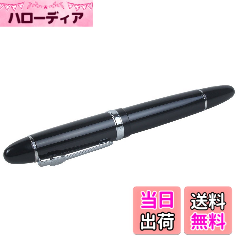 樂天商城 - 【送料無料】Gullor 高度な万年筆Jinhaoシルバー幅広いペン先との159ブラックブライト [並行輸入品]