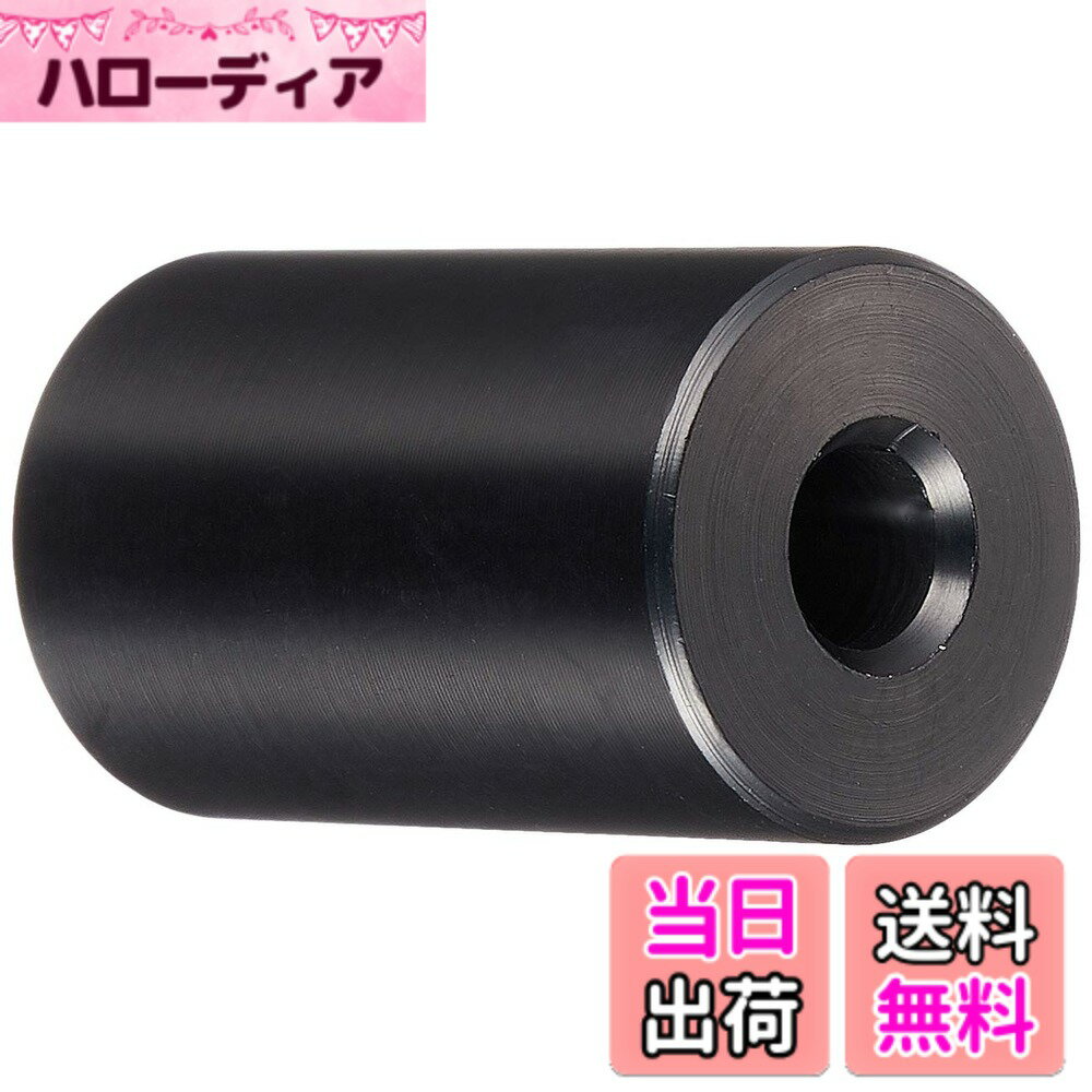 【送料無料】キタコ(KITACO) アルミスペーサーカラー φ6 18x30 汎用 A2017 1個入り ブラック 0900-093-02048