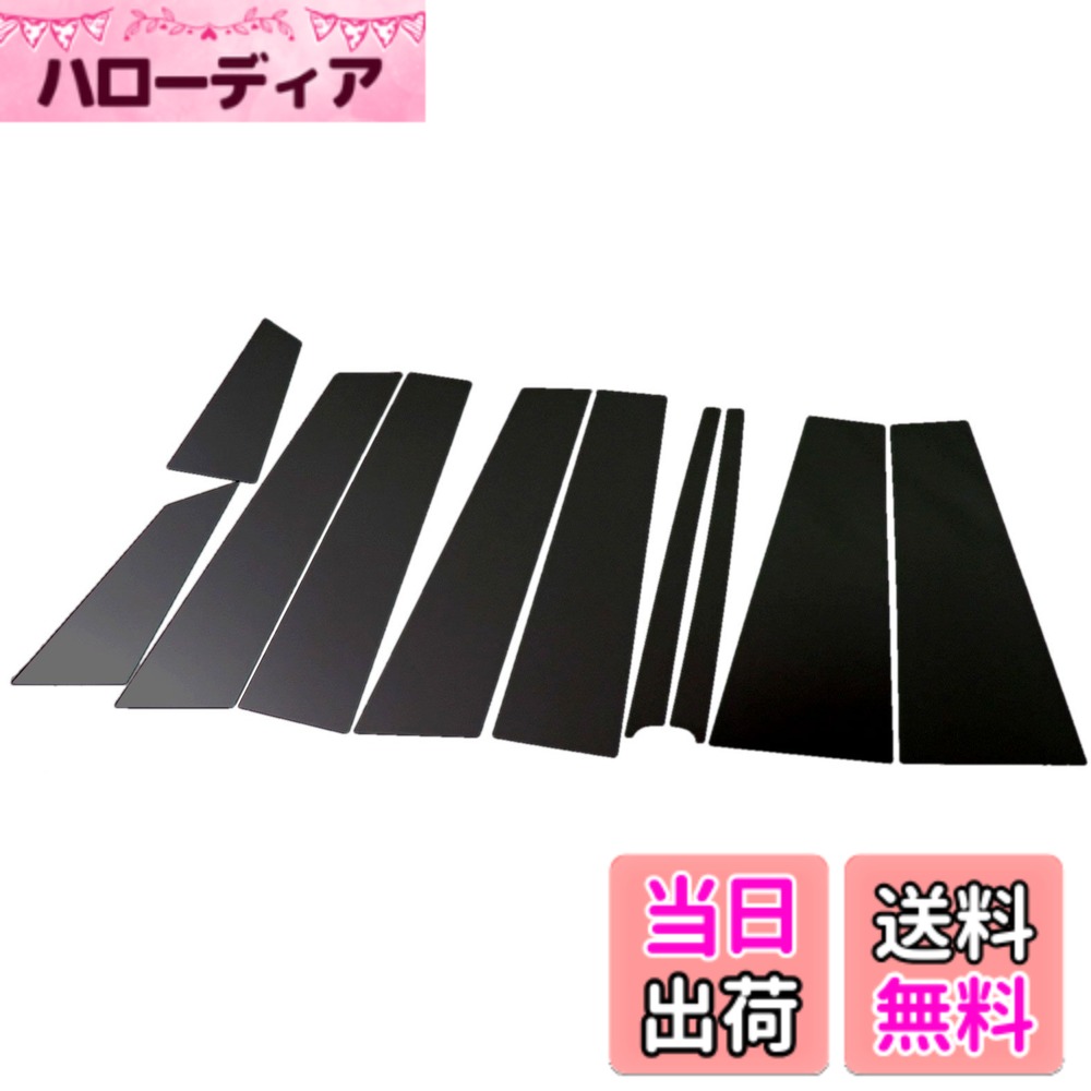 【送料無料】BRIGHTZ ラクティス 100 105 超鏡面ステンレスブラックメッキピラーパネル バイザー無用 10PC 【 PIL-BLA-358 】 ラクテイス SCP100 NCP100 NCP105 SCP NCP P100 P105 15365
