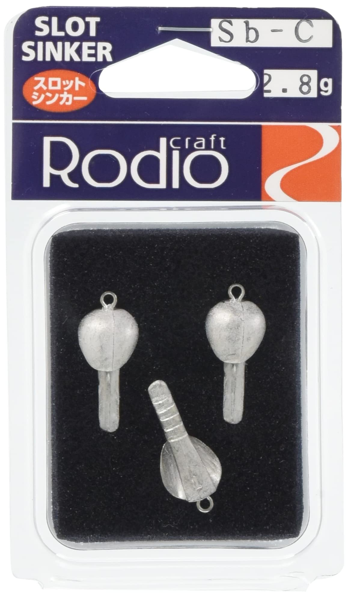 【送料無料】Rodiocraft(ロデオクラフト) スロットシンカー Sb-C(2.8g)