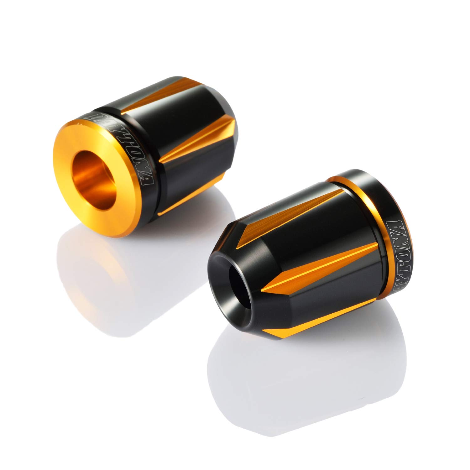 【送料無料】デイトナ(Daytona) バーエンド バイク ホンダ/ヤマハ/スズキ(M6)用 PREMIUM ZONE(プレミアムゾーン) スクラッチ ゴールド 93913