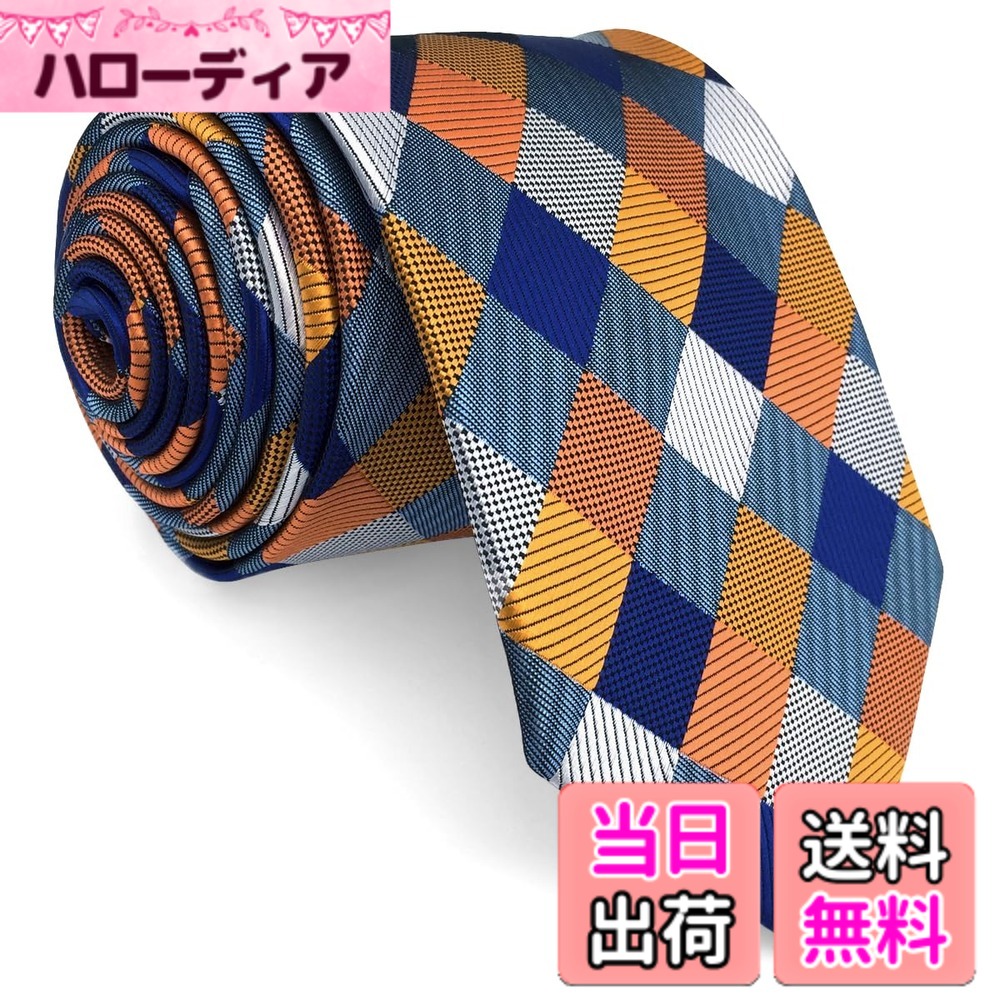 【送料無料】SHLAX&WING 花柄 チェック ネクタイ 結婚式 メンズ ロング 160cm