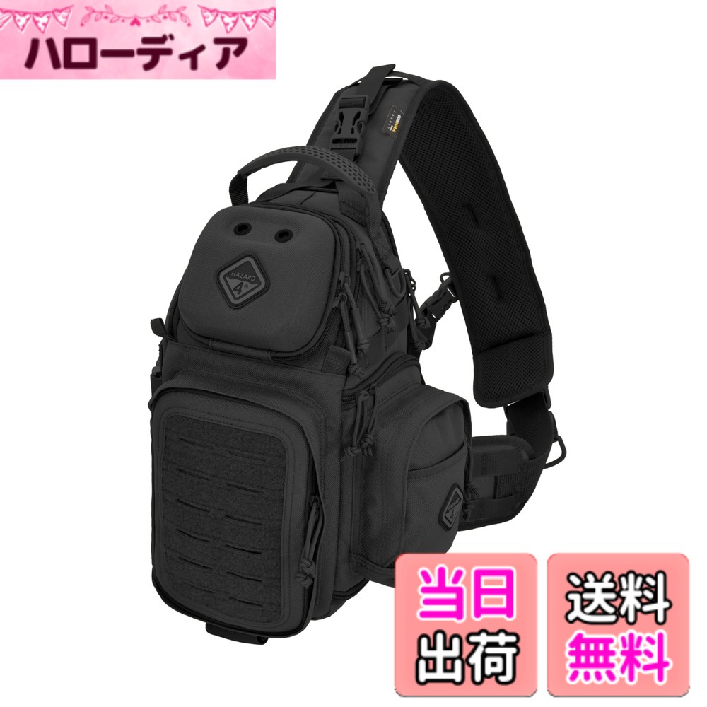 Rakuten - 【送料無料】HAZARD4 一眼レフカメラ用 スリングカメラバッグ Freelance - photo and drone tactical sling-pack (Black)FTO-FLC-BLK