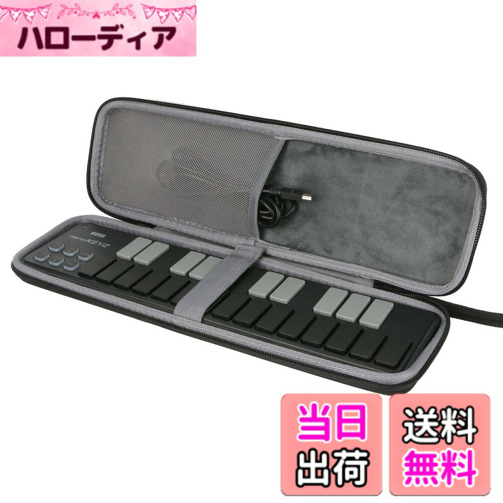【送料無料】【co2CREA 専用収納ケース】KORG 定番 USB MIDIキーボード nanoKEY2 25鍵 MIDIコントローラー nanoPAD2 16パッド に対応（ケースのみ）