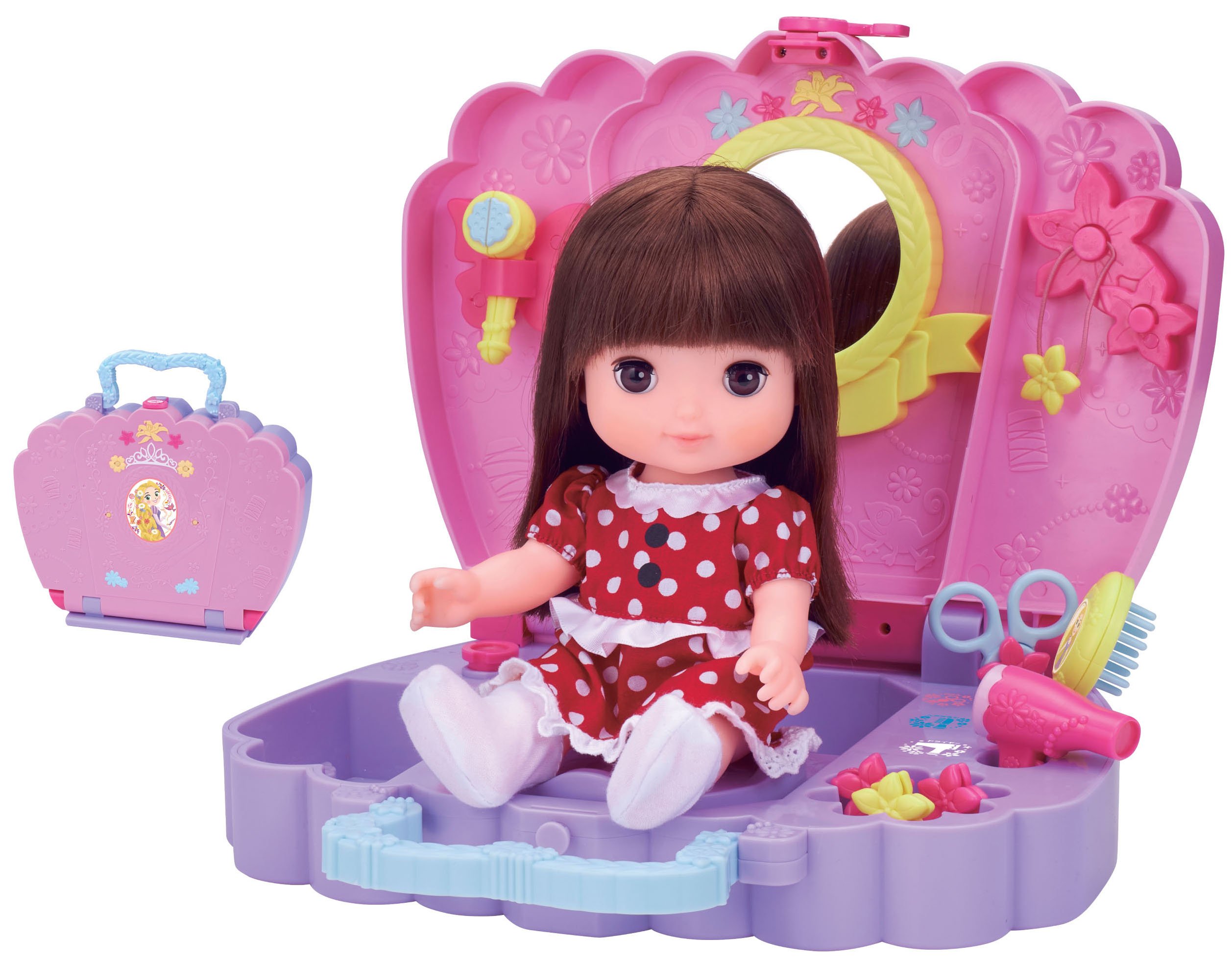 【送料無料】ずっと ぎゅっと レミン&ソラン ラプンツェル すてきなびようしつ(※お人形は別売りです)