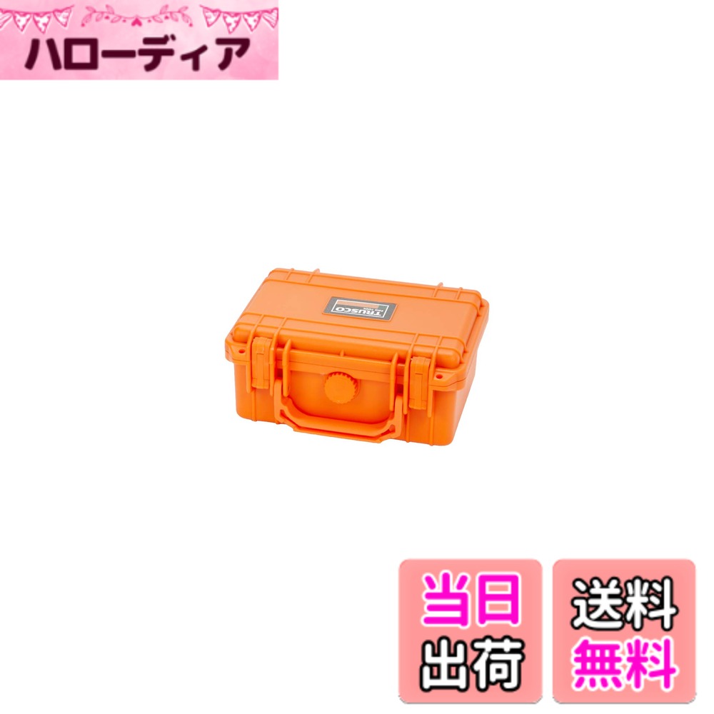 商品情報商品の説明耐久性、密閉性の高い樹脂ツールケースなので、精密機械の保管、移送に最適です。 精密機器の保管、移送に。主な仕様 色：オレンジ有効内寸(mm)間口：216br有効内寸(mm)奥行：152br有効内寸(mm)高さ：95br耐荷重(kg)：10br外形寸法(mm)高さ：108br外形寸法(mm)奥行：198br有効内寸(mm)間口x奥行x高さ：216x152x95br●外形寸法(mm)間口：240●外寸(mm)間口x奥行x高さ：240x198x108●南京錠(別売)：取付可(φ6mm)●防水タイプ●本体:ポリプロピレン（PP）●クッション:ウレタン●緩衝ウレタン（蓋側波型ウレタンx1枚、本体側切れ目入ウレタンx3枚）