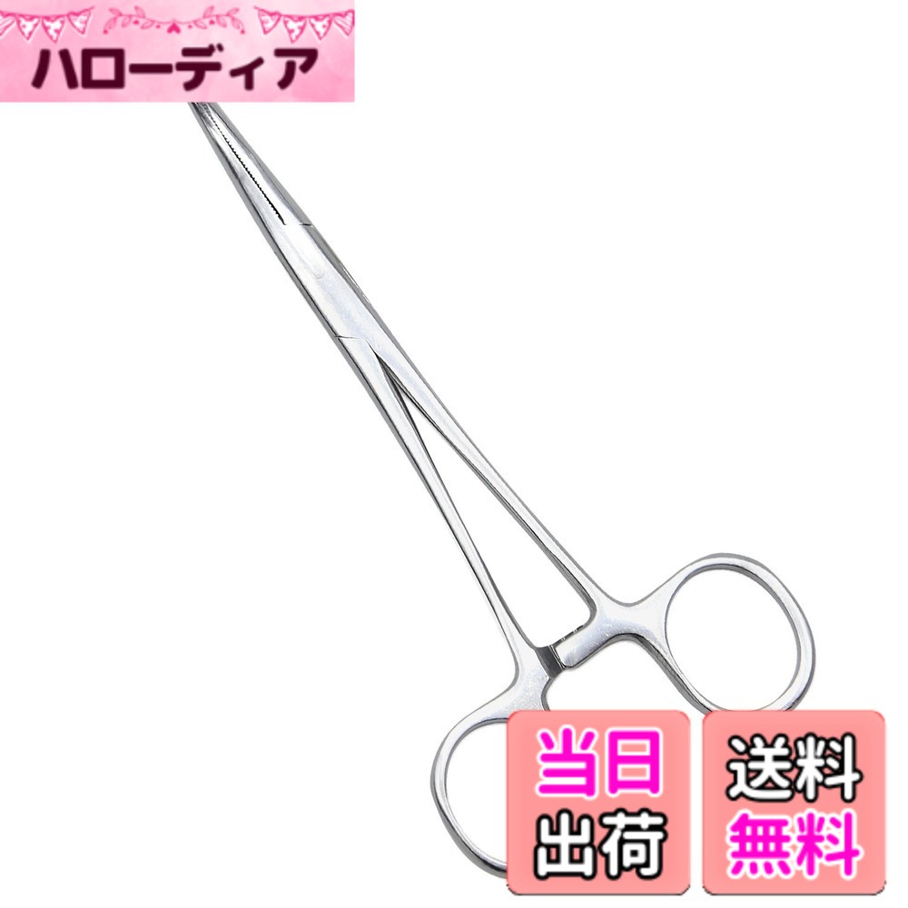 商品情報商品の説明主な仕様 【サイズ】長さ(mm)：160、素材：ステンレス【ロック機能】3段階ロック機能つけ、対象物をしっかり挟んで固定することができます。片手で簡単に解除することもできます。【使いやすい】：先端は曲がっているベントタイプので、力をもっと掛けやすくなっています。より小さな力で針を外す事ができるのがメリットです。【耐食性、携帯便利】サビに強いステンレス製で、防錆性が強い。小さなサイズで、持ち運びや収納が簡単です。