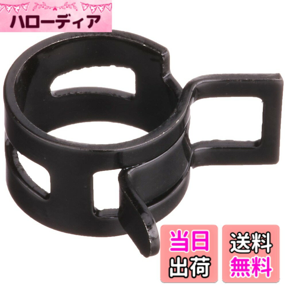 Maintenance Goods - 【送料無料】キジマ(Kijima) バイクパーツ ホースパワーバンド スチール ブラック 外径11mm対応 5個入り 104-2315