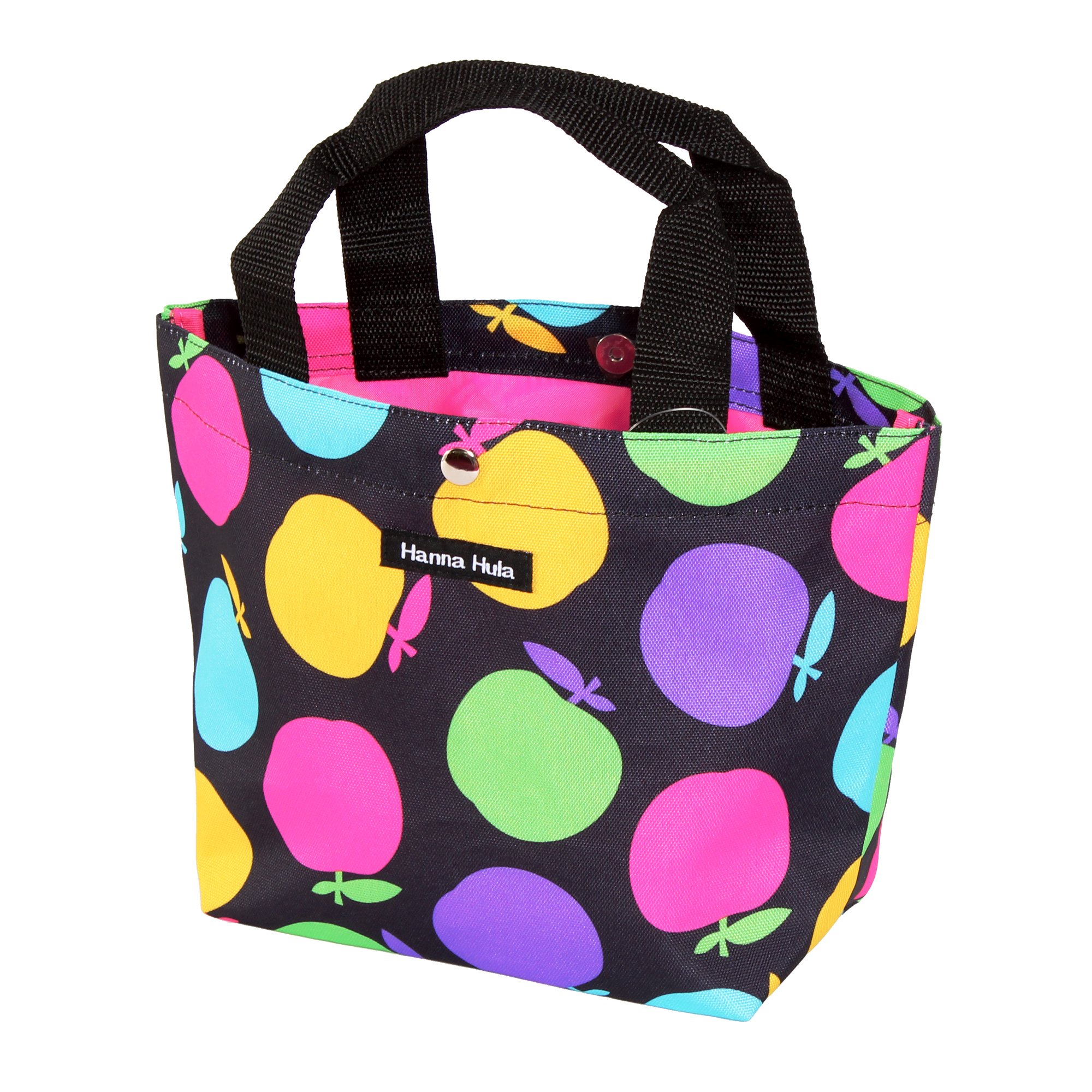 【送料無料】Hanna Hula(ハンナフラ) ペット お散歩バッグ ミニトートバッグ 軽量 犬 カラフルりんご