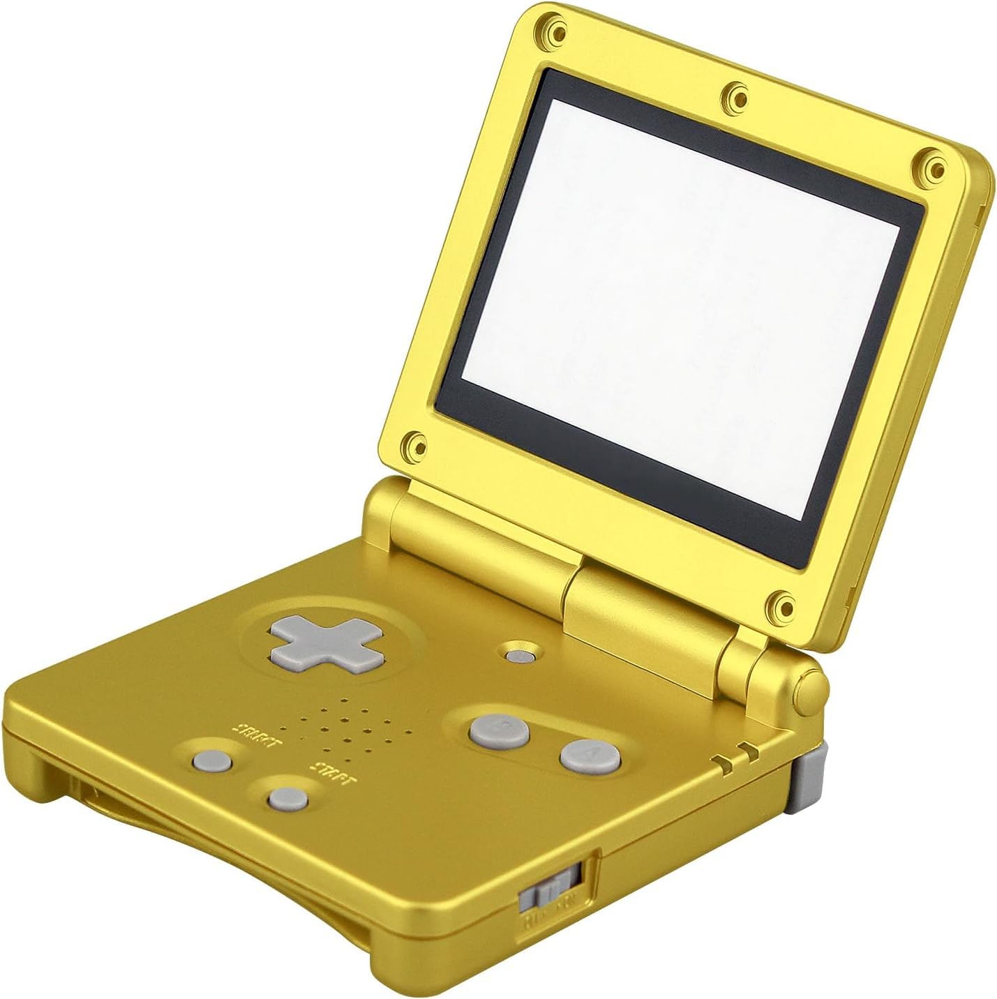 【送料無料】OSTENT カバー フルハウジング シェル ケース 交換 任天堂 GBA SP ゲームボーイアドバンス SP用 (Gold)