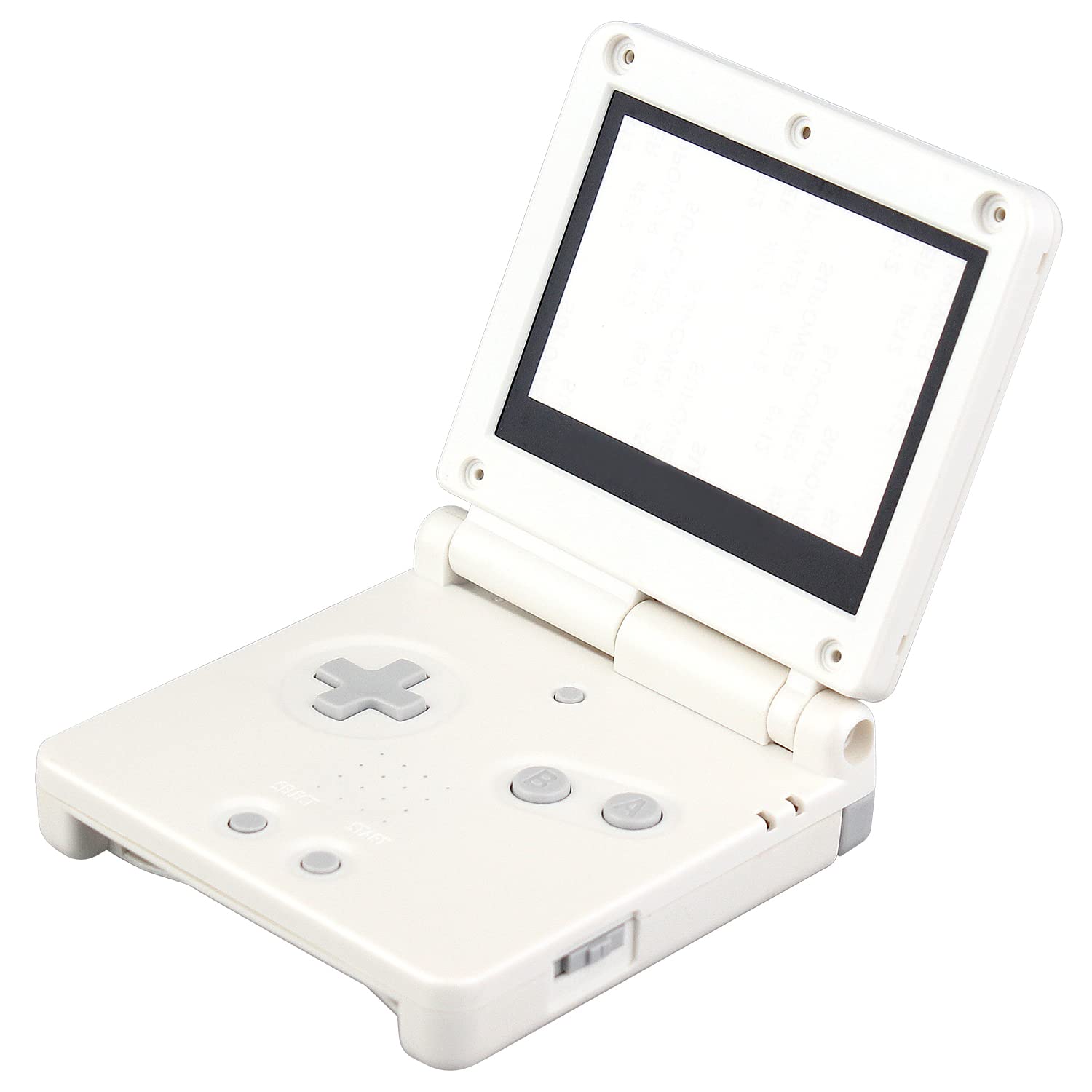 【送料無料】OSTENT カバー フルハウジング シェル ケース 交換 任天堂 GBA SP ゲームボーイアドバンス SP用 (White)