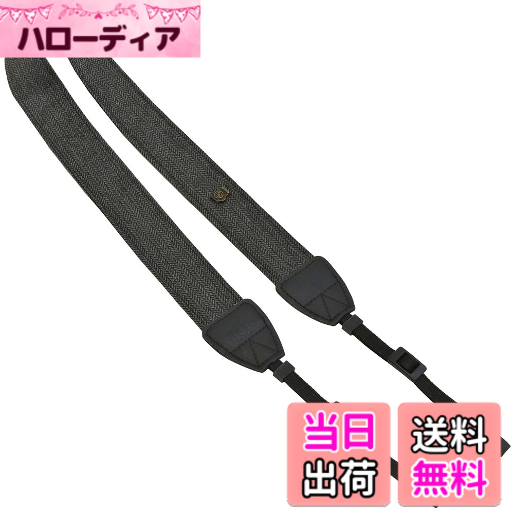 【送料無料】Dhana Style（ダナスタイル） カメラ ネック ストラップ ショルダー ストラップ ベルト 一眼レフ ミラーレス コンパクト デジカメ ヴィンテージ ボヘミアン スタイル Type: NS-CV (GRAY)