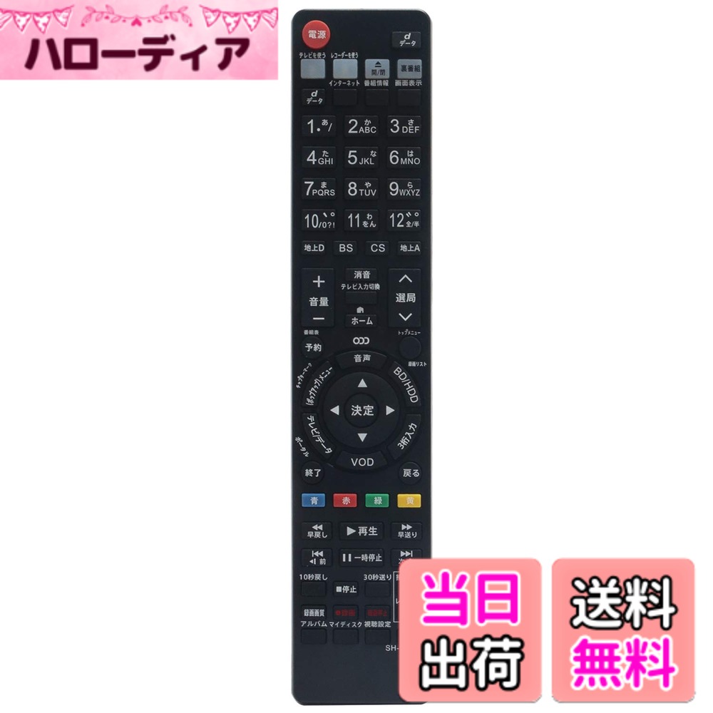 【送料無料】レコーダーリモコン GA