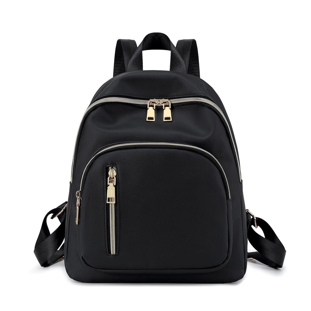 【送料無料】[Yanaier] リュック レディース ナイロン防水 盗難防止 2way 軽量 大容量 リュックサック小物収納 miniリュック 背面ファスナー マザーズバッグ かわいい おしゃれ通学 通勤 旅行 デイパック ブラック