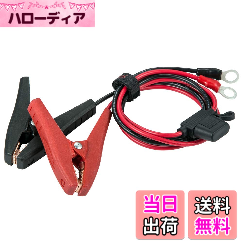 【送料無料】Iarlion ヒューズ付き バッテリー クリップ 丸端子 R4-10 クランプ ブース ...