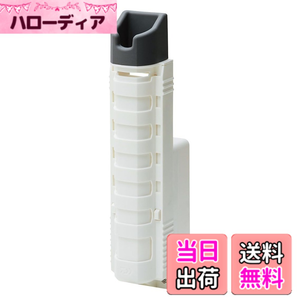 商品情報 商品の説明 説明 クーラーボックスに後付けできるロッドキーパー。着脱可能なので不使用時は余計なスペースをとらない。長さは5段階(全長:約300mm~420mm)で調整可能。直径33mmまでの竿、玉の柄に対応。専用ネジ、両面テープつきで取り付け簡単。 主な仕様 カラー:ホワイトロッドキーパー全長(mm):約300~420仕舞サイズ(mm):約300×90×65対応竿径(mm):約 φ33付属品:専用ネジ(6個)、両面テープクーラー専用着脱式ロッドキーパー。 # 【送料無料】ダイワ(DAIWA) ロッドスタンド CPキーパーロング ホワイト 釣りを楽しむ皆さんにとって、竿の管理は大変重要です。特に、クーラーボックスや他の道具と一緒に運ぶ際に、竿が傷ついたり、スペースを取ったりするのは悩みの種。また、特別な装置を持っていない場合は、簡易な方法で竿を固定するのも難しいと感じることが多いでしょう。こうした問題を解決するために生まれたのが、ダイワの「ロッドスタンド CPキーパーロング」です。この商品は、着脱可能で使わないときはコンパクトに収納できるため、特に便利です。また、長さが調整できるので、自分の持っている竿にぴったり合った使い方ができるのも嬉しい特徴です。作業も簡単で、専用ネジや両面テープが付いているため、ストレスなく取り付けることが可能です。この革新的なロッドスタンドで、釣りの楽しさをさらに広げてみませんか？ ## ダイワのロッドスタンドの特徴 ダイワの「ロッドスタンド CPキーパーロング」は、釣り愛好者にとって理想的なアイテムです。このスタンドの最大の特徴は、長さの調整が可能な点です。全長が約300mmから420mmまで、5段階で自由に調整できます。このため、さまざまなサイズの竿に対応でき、効果的に固定できます。特に、直径33mmまでの竿や玉の柄に対応しているため、幅広い釣りスタイルに対応します。また、クーラーボックスに後付けできる設計は、特に便利です。移動時においても、竿がしっかりと固定されるため、安心して運ぶことができます。 取り付けもスムーズで、専用ネジ6個と両面テープも付属しているため、初心者でも簡単に設置できます。これにより、特別な工具や技術がなくても安心して使用できる点が大きな利点です。さらに、取り外しも簡単なので、必要に応じて取り外して別の使用法に切り替えられるのも魅力的です。使用しないときはコンパクトにすることができ、無駄なスペースを取らないのがポイントです。釣り道具は多種多様で、使用する環境も異なりますが、このロッドスタンドがあれば、どんなシチュエーションでも柔軟に対応できます。 このような優れた機能を兼ね備えたロッドスタンドがあれば、釣りの愉しみが一層深まります。釣り場でのストレスを軽減し、快適な釣行を実現するための必需品として、ぜひお試しください。 ## 使用シーンとその利便性 ダイワのロッドスタンドは、さまざまなシーンでの使用が可能です。特に、家族や友人と一緒に釣りを楽しむ際、その真価を発揮します。例えば、多くの道具を持って行くとき、クーラーボックスと一緒にロッドスタンドをつけることで、スペースを有効利用できます。特に、混雑した釣り場では、他の釣り人との距離を保ちながら、竿を安全に固定するための優れた手段となります。 また、ボート釣りの際にも役立ちます。ボートの中では、波の影響や揺れがあるため、竿が倒れることが心配ですよね。その際にロッドスタンドがあれば、しっかりと竿が固定され、安心して釣りに集中できます。持ち運びも簡単で、都度取り外して使えるため、ボートのスペースも無駄にしません。 一方、釣り場での待機時間や休憩時にも、ロッドスタンドは非常に役立ちます。竿をすぐに手に取れる位置に固定しておくことができるため、釣れた際にも迅速に対応できます。友人とのコミュニケーションもスムーズになり、すぐに竿を使いたい時に便利です。このように、ロッドスタンドはただの補助具ではなく、釣りをより楽しいものにしてくれる存在です。 さらに、スタンドの白色デザインは、シンプルでスタイリッシュなため、どんな道具ともマッチします。見た目もおしゃれに保ちながら、機能性も両立している点が嬉しいポイントです。これらの利便性を考慮すると、ロッドスタンドは釣りに欠かせないおすすめアイテムです。 ## 取り付けと使用方法 ダイワの「ロッドスタンド CPキーパーロング」は、取り付けが非常に簡単です。まず、使用するクーラーボックスの外面を掃除し、両面テープを使う位置を決めます。次に、付属の両面テープを貼り付け、スタンドを強力に固定します。 また、専用ネジを使う方法もあります。もし、より強度のある固定を求める場合は、ネジでの取り付けをおすすめします。この場合、ドライバーなどの工具が必要になりますが、手順はシンプルです。ネジの位置を決めたら、ドライバーで確実に締めるだけで、強固な固定が可能です。これにより、振動や揺れにも耐えられる耐久性を持つ設置が実現します。 取り付け後は、ロッドをスタンドに入れ、好きな長さに調整します。これにより、持っている竿のサイズに応じた使い方ができます。全長が約300mm?420mmの範囲で調整できるため、状況に応じて柔軟に対応可能です。 使用後は、簡単に取り外して別の場所に移動することもできます。特に、他の人との共有や、家でのストックの際にと思い出して便利です。このように取り付けから使用、取り外しまで、すべてのプロセスがスムーズで、ストレスフリーな体験を提供します。日常的に釣りを楽しむ方々にとって、このロッドスタンドは必須のアイテムになることでしょう。 ## お手入れと注意点 ダイワの「ロッドスタンド CPキーパーロング」は、耐久性がありますが、定期的なお手入れが大切です。使用後は、軽く水で洗い流し、汚れや塩分を落とすことで、長く使うことができます。特に海などの塩分が多い場所で使用する場合、しっかり洗浄しましょう。 また、取り付けた際には、ネジや両面テープの状況を定期的に確認してください。特に、激しい揺れが予想される環境下で使用した後は、しっかりと固定されているかを確認することが重要です。万が一、緩んでいる場合は直ちに再固定し、安全を確保しましょう。 さらに、ロッドの使用後には、竿をスタンドから外しておくことをおすすめします。これにより、設定によって齟齬が生じることを避け、スムーズな釣行を実現できます。長期間使用しない場合は、適切に保管することを忘れないようにしましょう。直接日光が当たる場所や、高温多湿の環境は避け、涼しい場所に保つのが望ましいです。 このように、適切な手入れと注意を払うことで、ダイワのロッドスタンドをより長く安心して使用することができます。そして、釣りの楽しみを最大限に引き出してください。 ## まとめ ダイワの「ロッドスタンド CPキーパーロング」は、機能性と便利さを兼ね備えた釣りの必須アイテムです。 - 着脱可能で、使用しないときもコンパクトに収納。 - 自由に調整可能な全長で、さまざまなサイズの竿に対応。 - 簡単な取り付けで、特別な道具を必要としません。 - 家族や友人との釣行に便利な設計。 - 継続的なお手入れで、長く使用できる。 ぜひこのロッドスタンドを使って、釣りの楽しみを広げてみてください