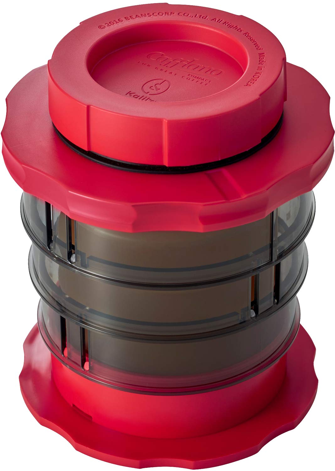 【送料無料】カリタ Kalita コーヒープレス 220cc アウトドア KOMPACT レッド #04131
