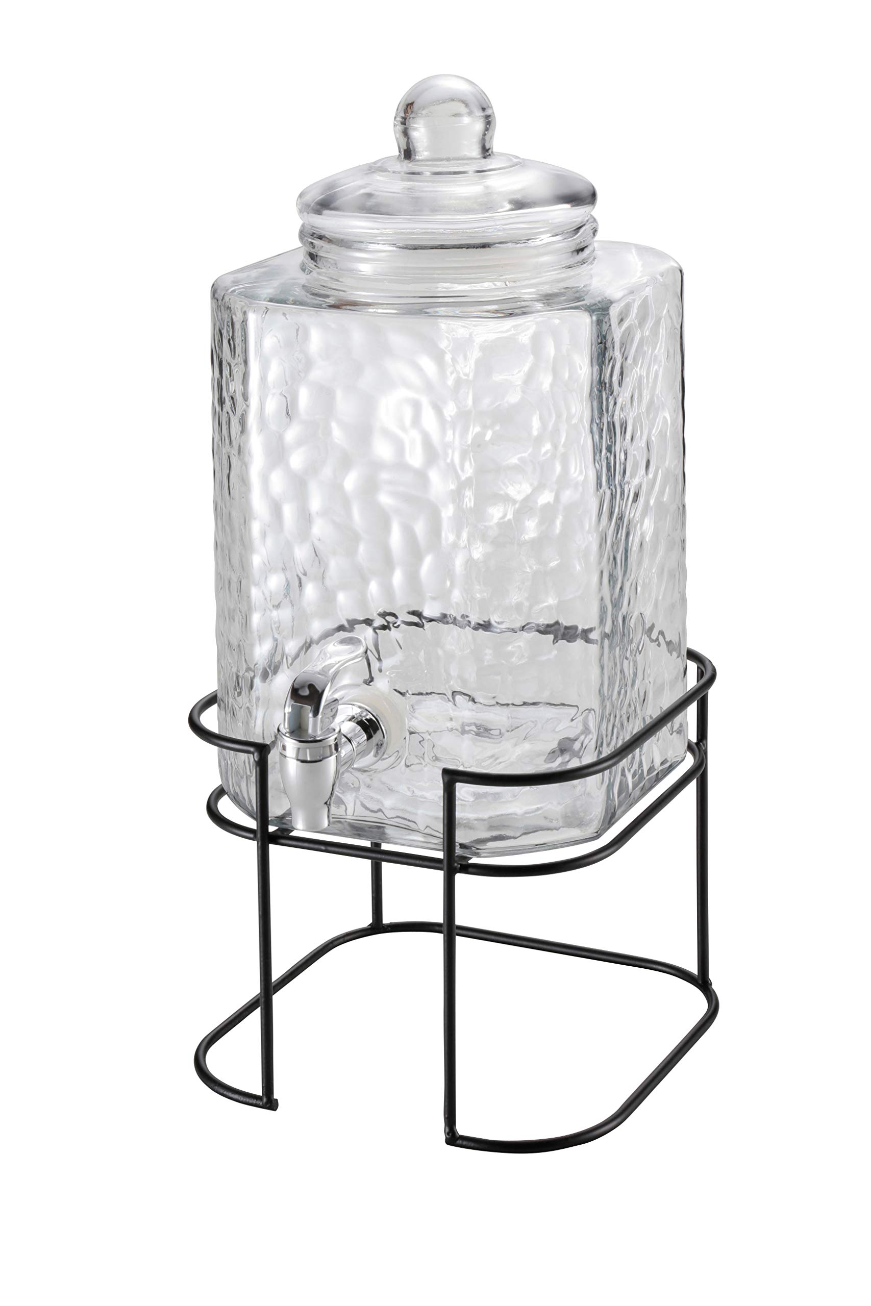 【送料無料】キャプテンスタッグ(CAPTAIN STAG) ジャグ タンク ガラス ドリンクサーバー 容量6L スタンド付き スタンドの高さHigh・Low 2WAY UW-2010