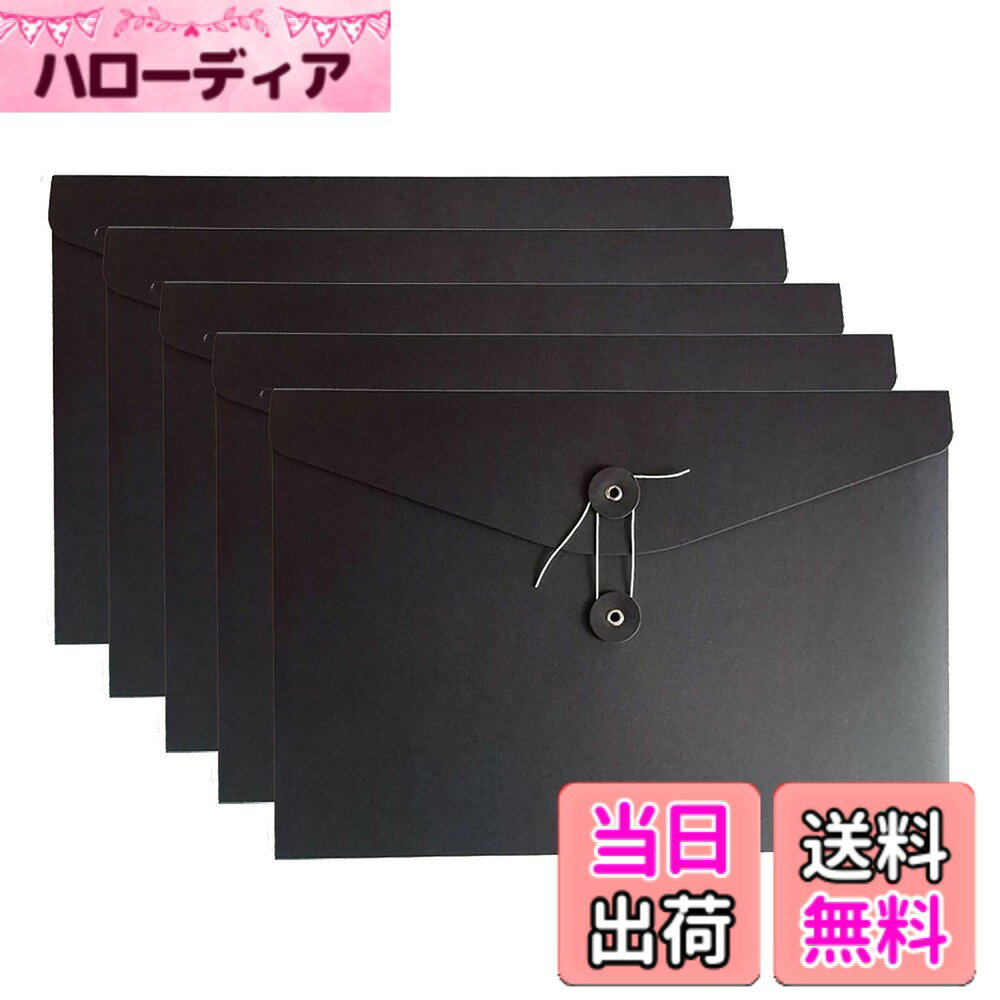【送料無料】VANRA ファイル 封筒型 A4 封筒 紐付き ファイルフォルダー クラフトファイルケース 書類ケース ひも付き オフィス 文房具 事務用品 5枚入り hellodear-10936734 ハローディア楽天市場店 パッケージ画像