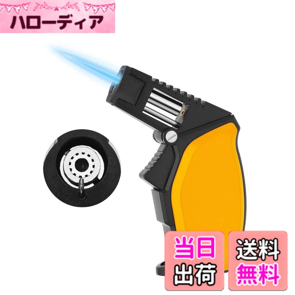 【送料無料】【高い品質】PIPITA トーチライター 大きなトーチ ライター ガス 注入式 ジェットライター 防風 充填式 直噴ターボライター アウトドア着火用ガスライター キャンプ 火起こし（ガスなし）