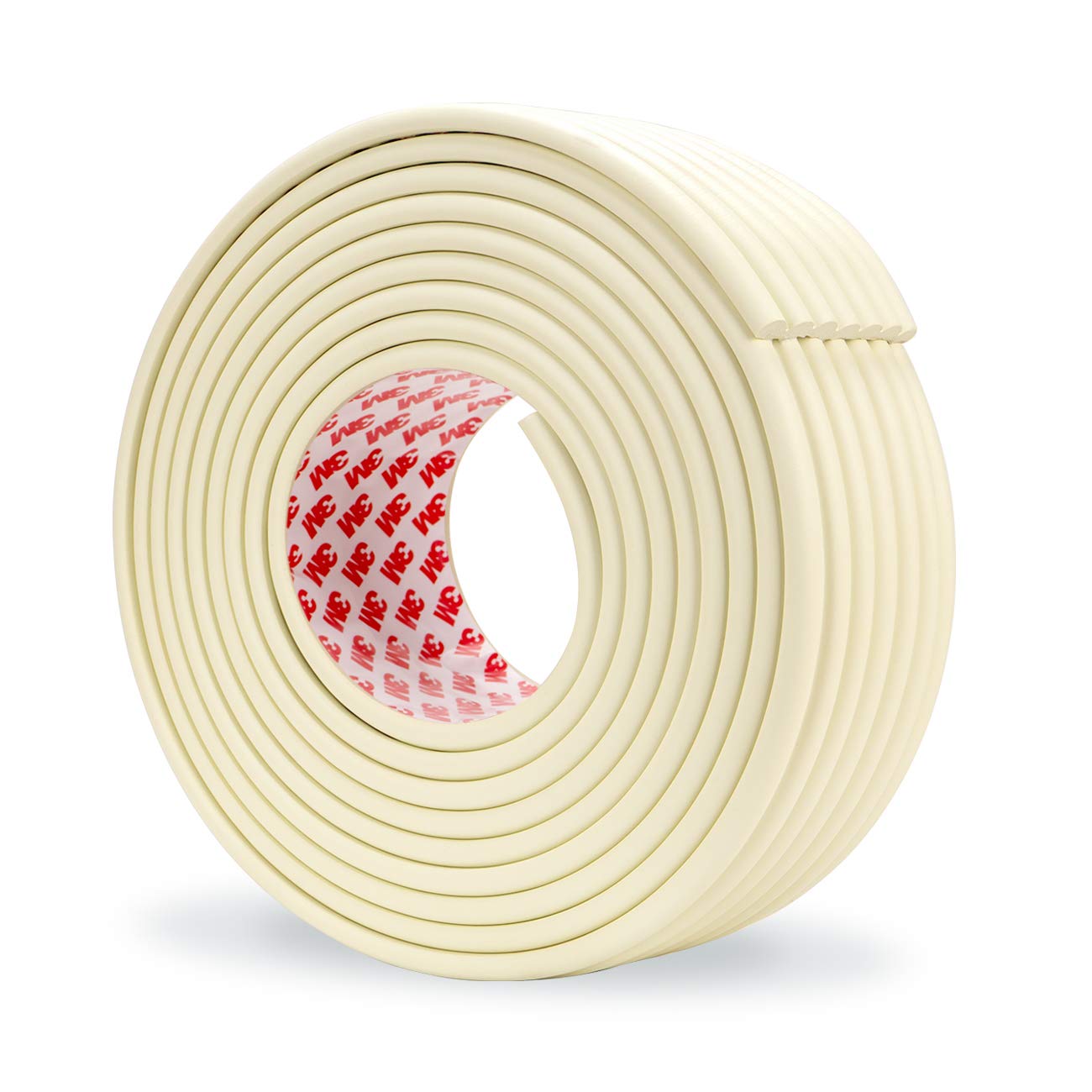 【送料無料】Findbetter コーナーガード【保育士推薦】コーナークッション 波型タイプ 多機能 全長5メートル 赤ちゃん あたまガード 高密度NBR素材 SGS国際検査済 強力両面テープ付き 衝撃吸収 けが防止 机 家具 家内幼稚園安全対策 ベージュ