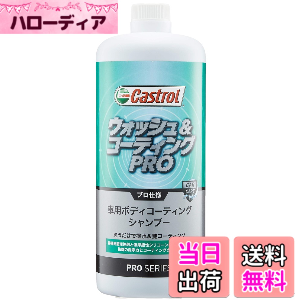 Terrain 4 （Atv） - 【送料無料】カストロール(Castrol) PROシリーズ ボディコーティング シャンプー ウォッシュ&コーティングPRO 1000ml ノーコンパウンド・全塗装色対応 Castrol 3424113