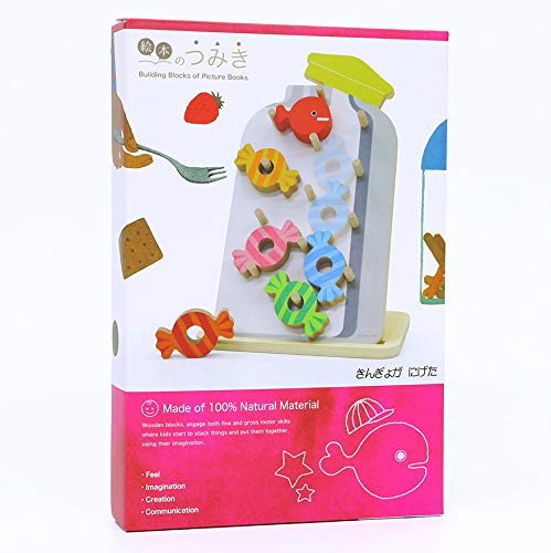 【送料無料】絵本のつみき きんぎょがにげた プレイセット 木製 積み木 おもちゃ 知育玩具 TM-KIN-0301