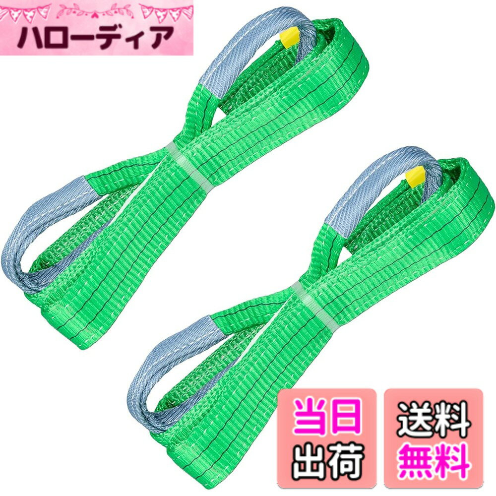 【送料無料】HELIX スリングベルト【2本セット】5m 幅50mm 使用荷重2000kg 吊上げ  ...