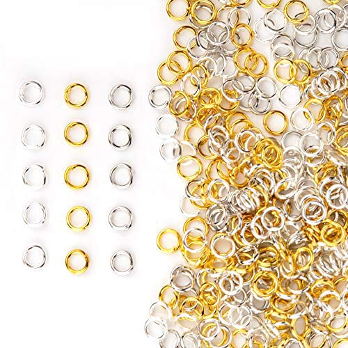 【送料無料】【BEAUTY PLAYER】丸カン 3mm 約600個入り ゴールド シルバー 各200個 メガネチェーン マスクチェーン グラスチェーン くらい ジャンプリング マルカン リング 金具セット 基礎パーツ ジュエリー DIY用 手芸用品 クラフト用品 アクセサリーパーツ ハンドメイ