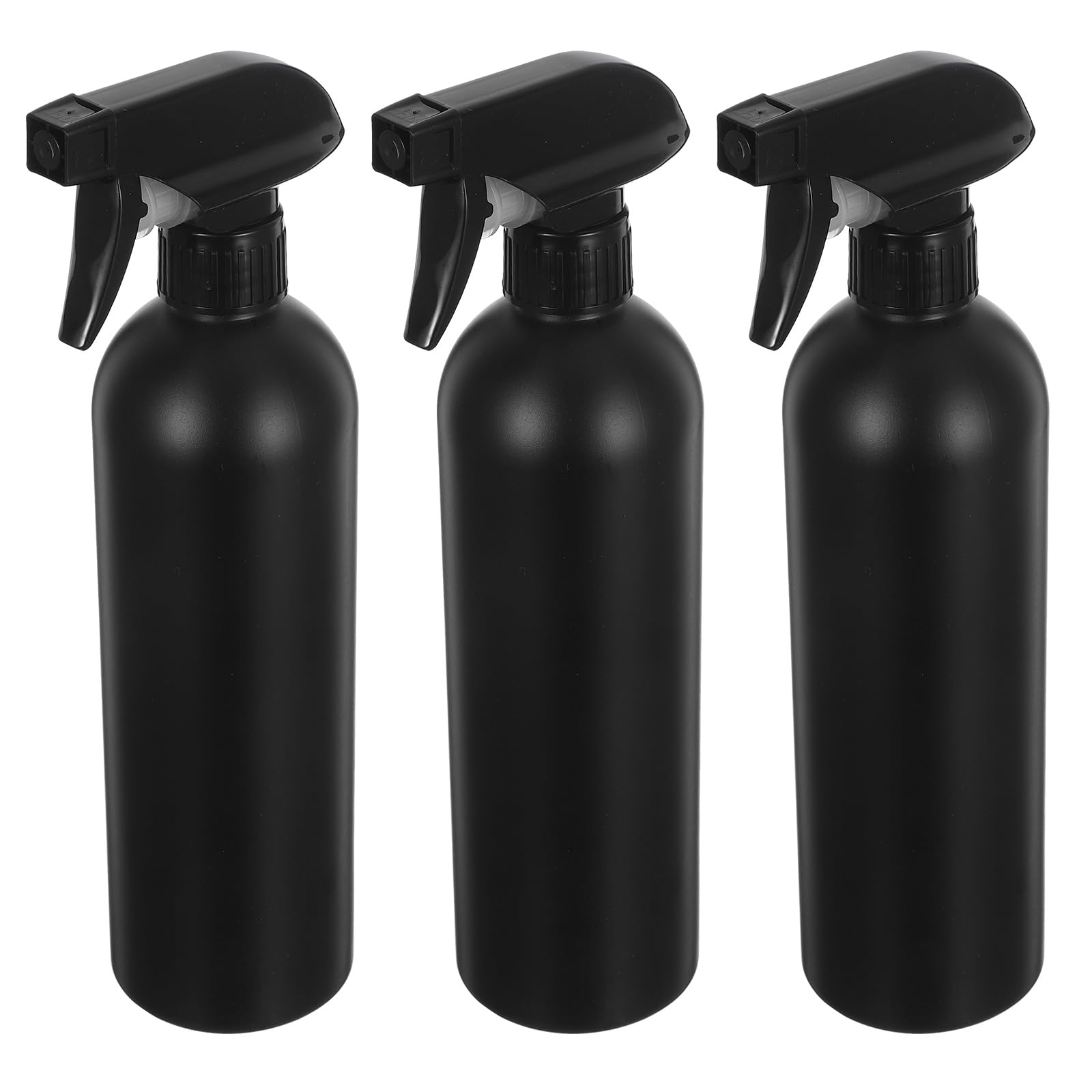 【送料無料】NUOLUX ボトル アルコール対応 500ml 遮光 霧吹き 3個セット 詰め替え容器 虫除け 遮光 ブラック