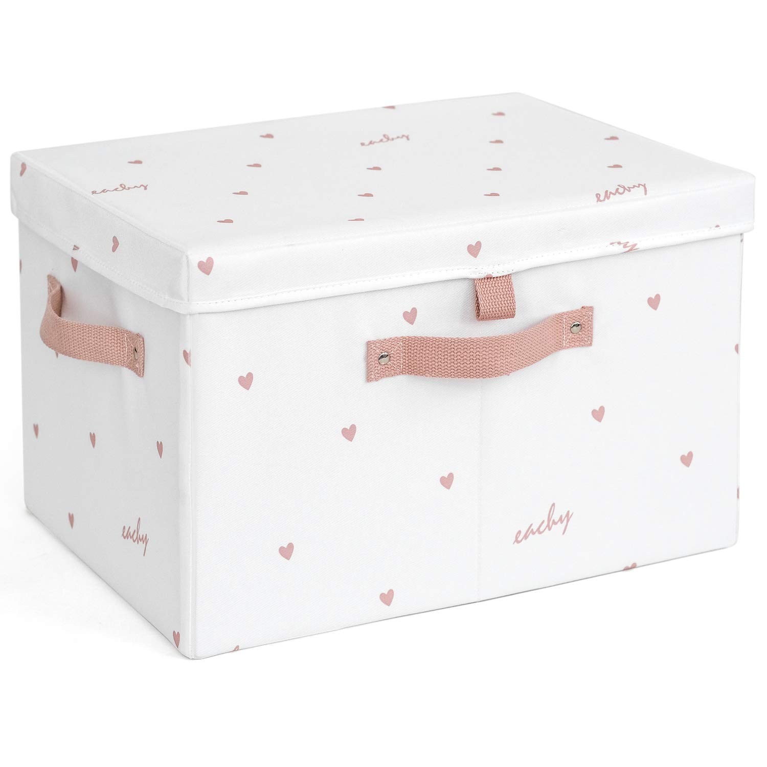 【送料無料】NEOVIVA 収納ボックス ふた付き 折りたたみ かわいい 収納ケース 4サイズ 衣類 収納 かご おしゃれ 収納バスケット 大容量 耐久性 ホワイト L