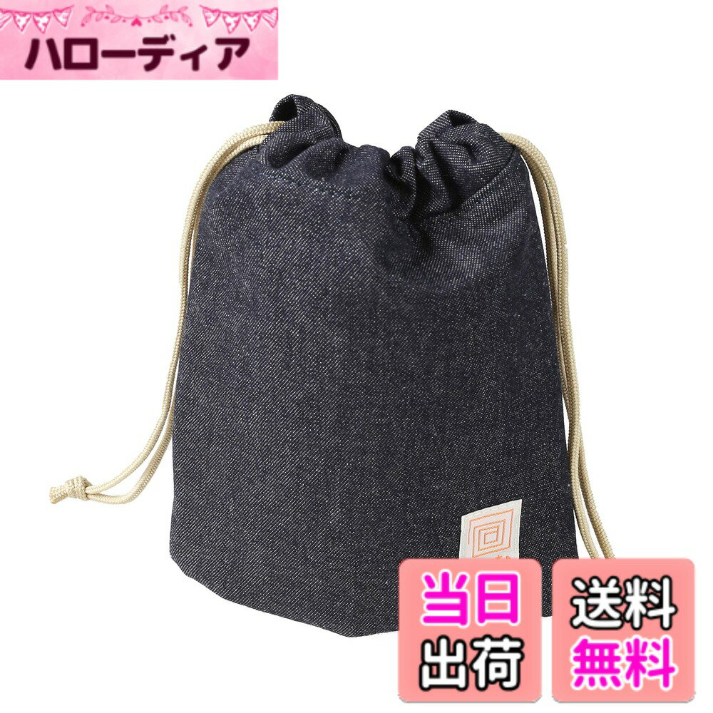 【送料無料】Kenko 汎用ポーチ 包 巾着ポーチ Mサイズ プレミアムデニム 734292