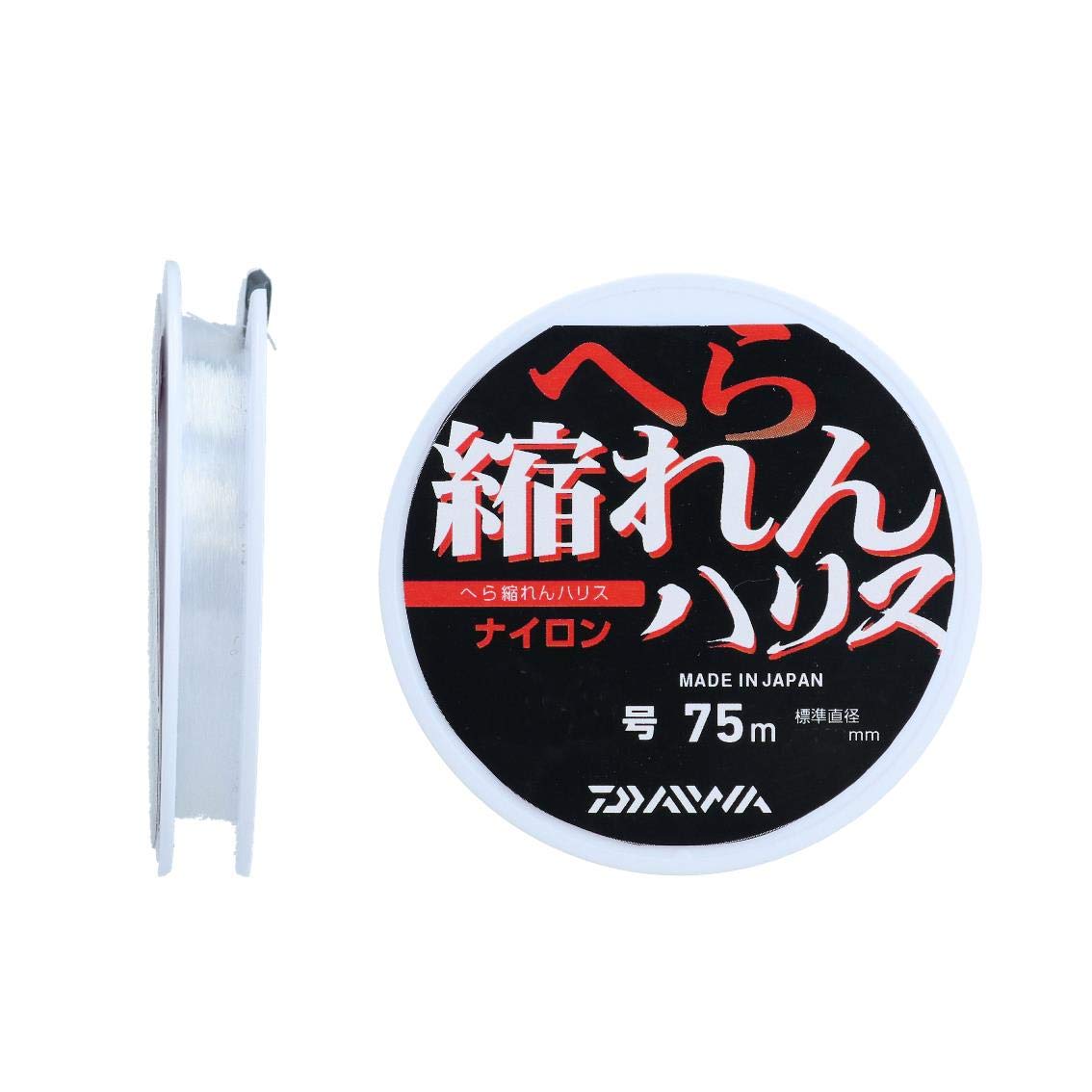 【送料無料】ダイワ(DAIWA) ナイロンライン へら ちぢれんハリスC 0.5号 75m クリアー