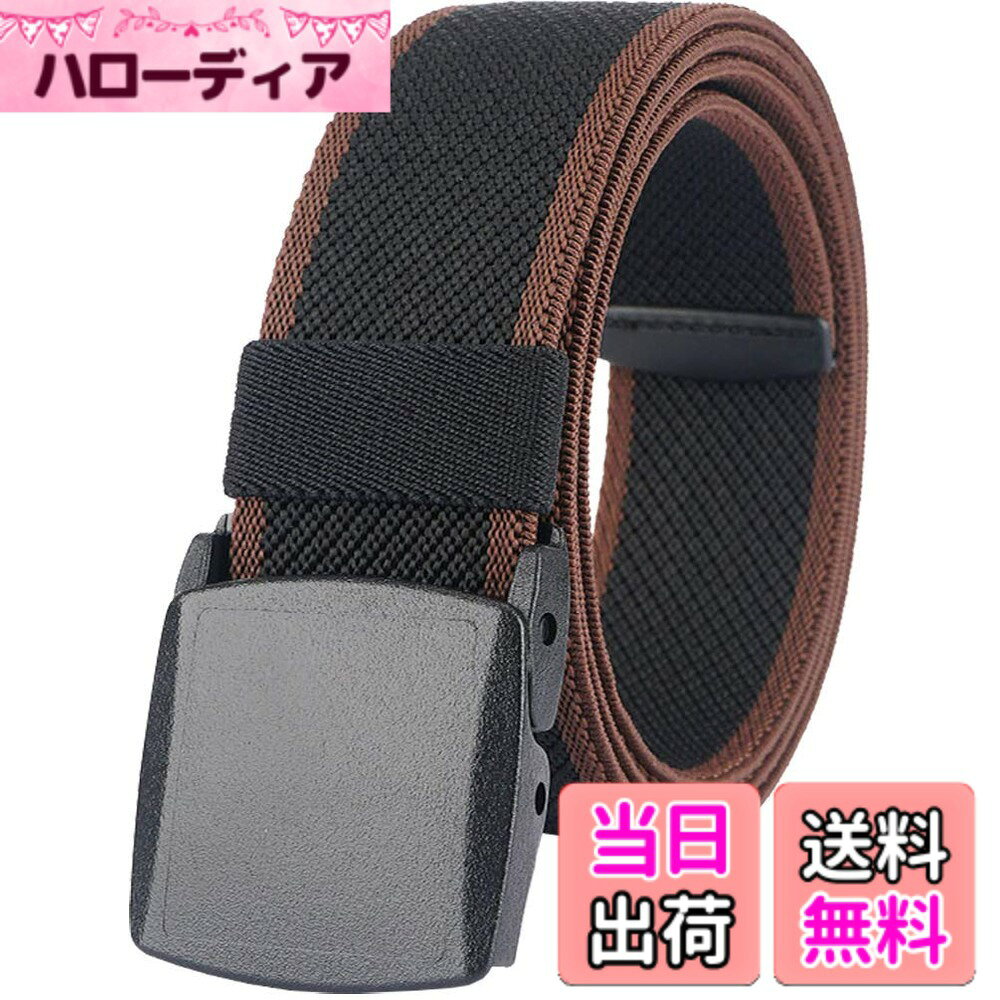 【送料無料】[LionVII] 伸びるベルト メンズ,ストレッチベルト 作業着 軽量 登山 ベルトス ...