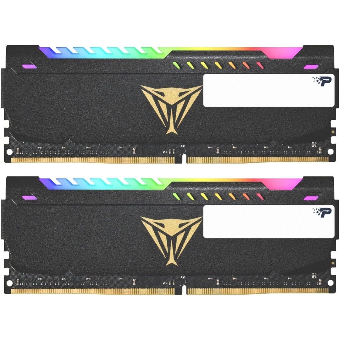 【送料無料】Patriot Memory パトリオットメモリ Viper Steel RGB DDR4 3600MHz PC4-28800 16GB (8GBx2枚) デュアルキット デスクトップ用メモリ PVSR416G360C0K