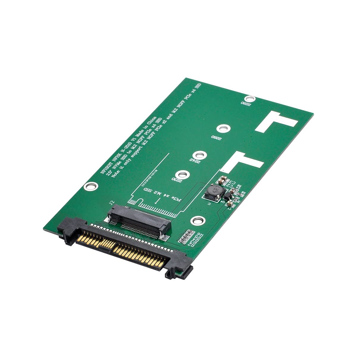 【送料無料】NFHK SFF-8639 NVME U.2 - NGFF M.2 M-Key PCIe SSDアダプター メインボード用 SSD 750 p3600 p3700