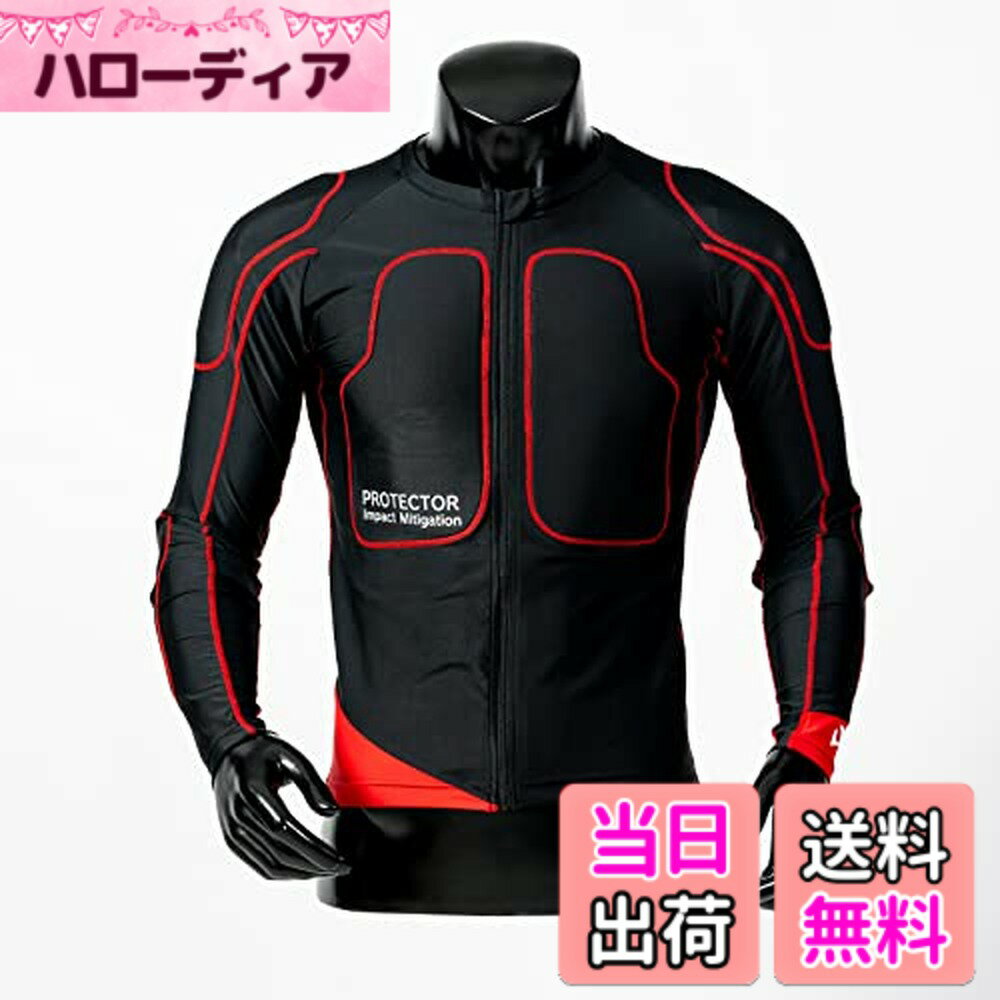 樂天商城 - 【送料無料】[南海部品] ナンカイ バイク用 プロテクターインナージャケット ウインター サーモトロン ブラック/レッド LL SDW-6109A