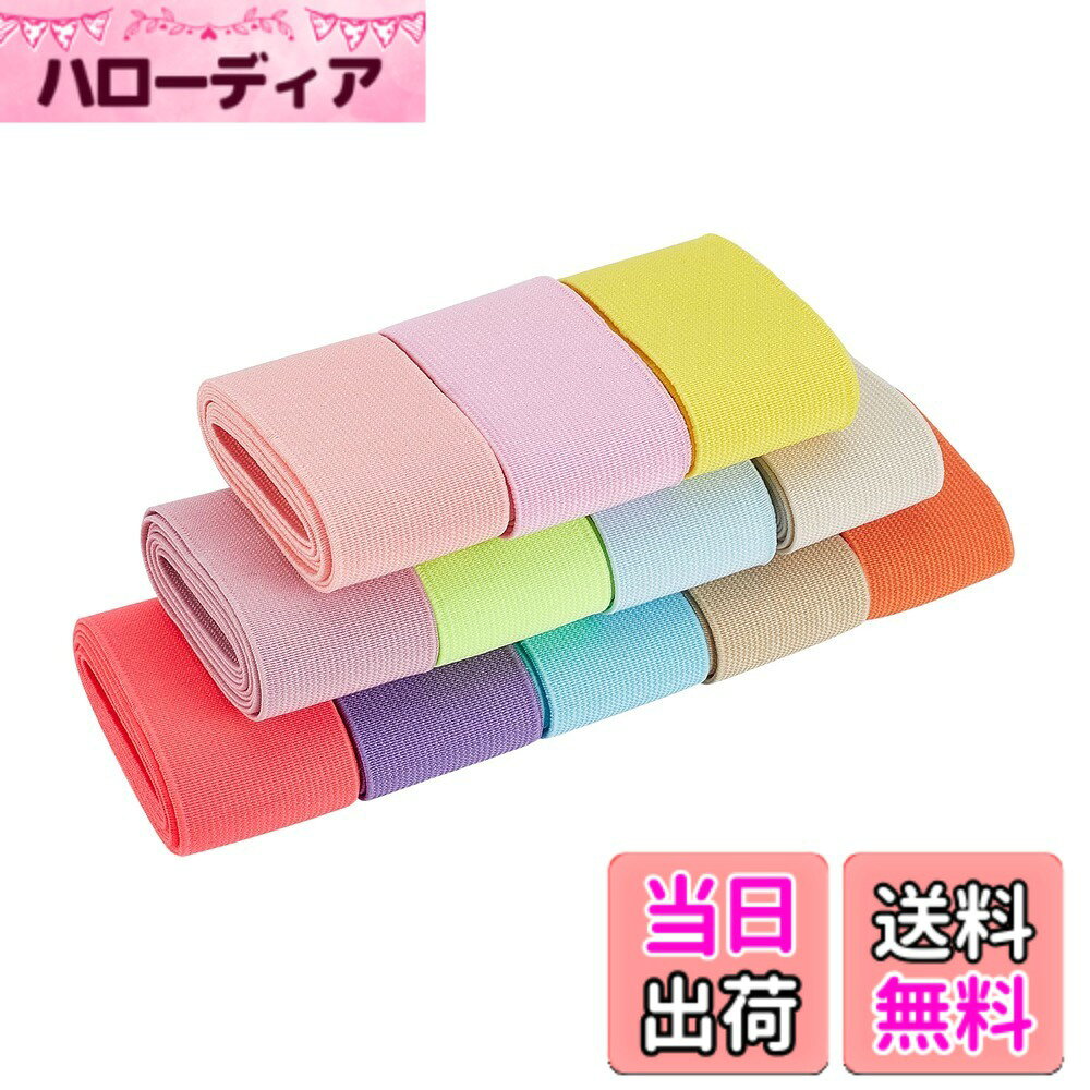 商品情報商品の説明主な仕様 パッケージ容：12色セット織ゴム；幅40mm、厚さ1mm、1m/色、全部で12mです。鮮やかな色：12種色があり、鮮やかで退色しにくいです。より多くのところに応用できます。高い品質：強い弾力織ゴムはポリエステル製、回復しやすいで変形しにくいです。丈夫で耐久性に優れて、縫い針による損傷が少ないです。収納しやすいです。自由カット：織ゴムには適当な長さをカットできます、ご好きな長さと方法で使ってください。広い用途：袖口、ウエストバンド、ズボン、スポーツウェア、ドレス、スカートにはいい選択です。その他、服作り、洋服のサイズ変更にも使用できます。裁縫・手芸・ハンドメイドにお勧めです。