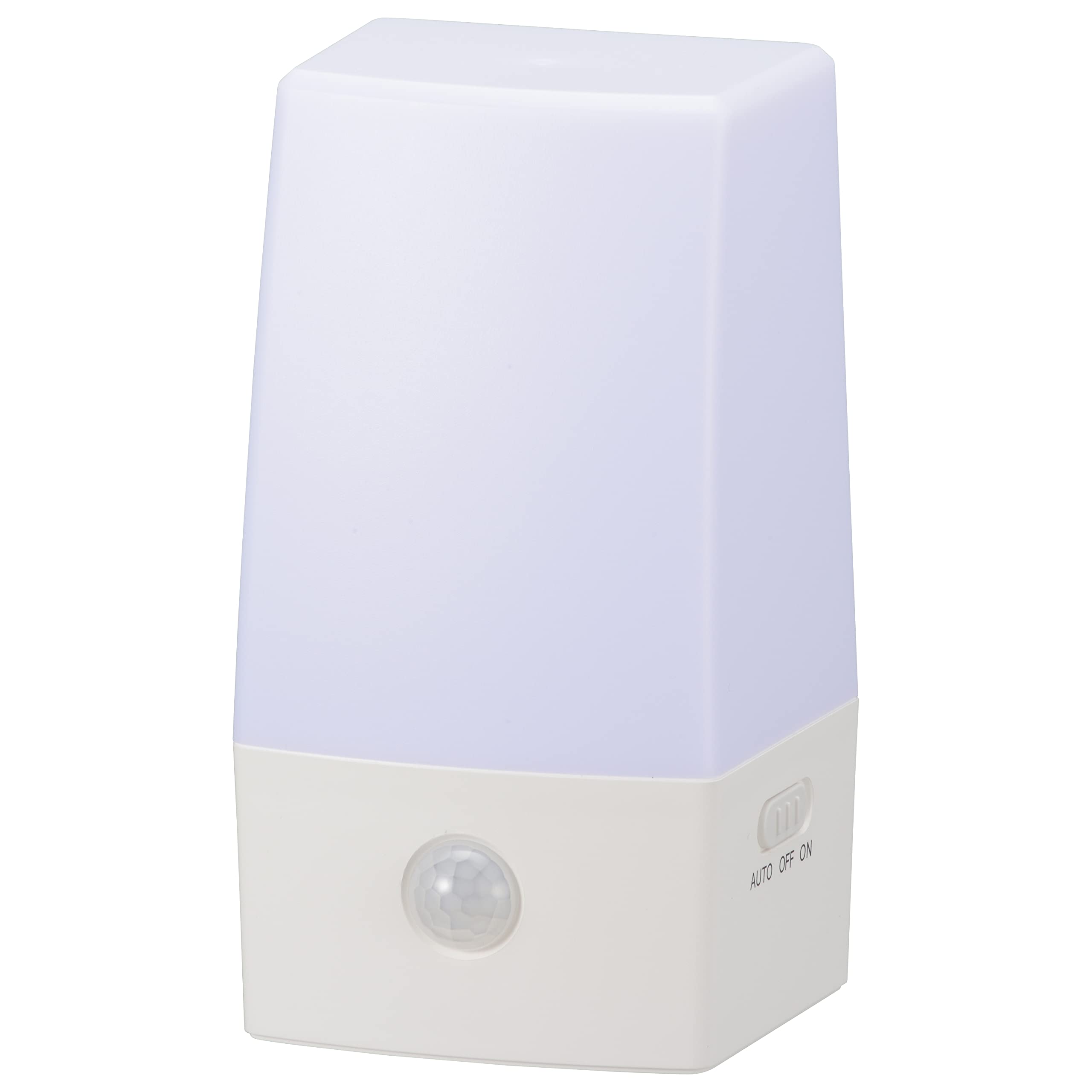 【送料無料】オーム(OHM) LEDナイトライト フットライト 電池式 人感明暗センサー 昼白色 足元灯 オーム電機 NIT-BLA6JSL-WN 06-0142