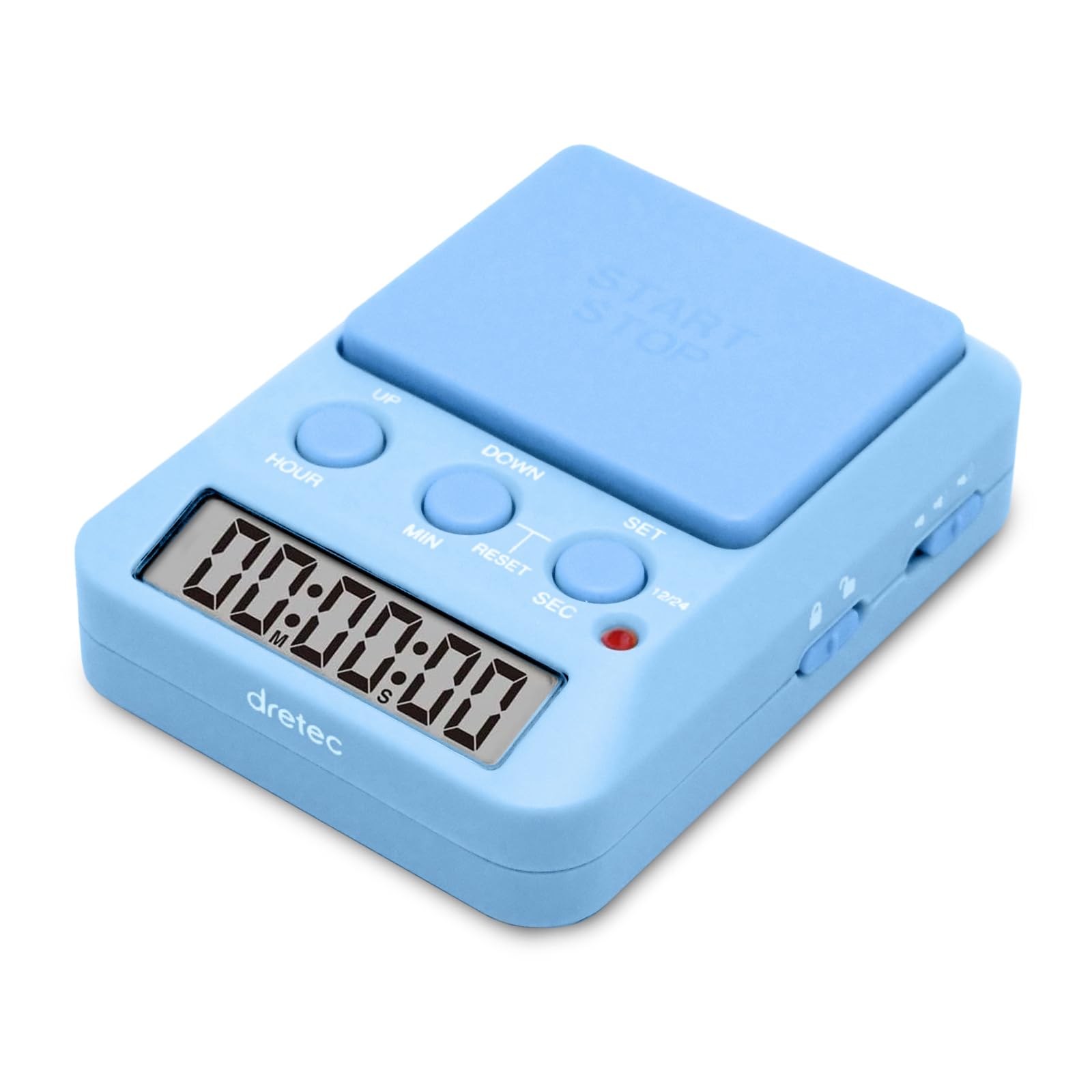 【送料無料】ドリテック(dretec) ラーニングタイマー タイマー式勉強法で自立学習 試験日までの日数設定でモチベアップ 消音&ランプで図書館でも使える キッチン ストップウォッチ 学習 勉強用 勉強グッズ デジタル 学習用 無音 プレゼント 子供 キッズ T-587ABLDI ブル