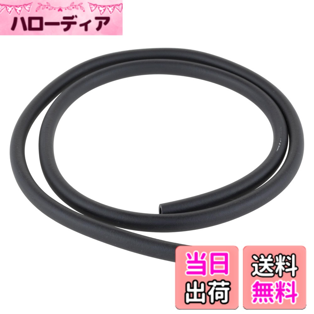 Rakuten - 【送料無料】キジマ(Kijima) バイクパーツ 耐油ゴムホース ガソリン対応 耐油温度100度 ブラック φ6.3xφ10.3x1mカット 105-0882