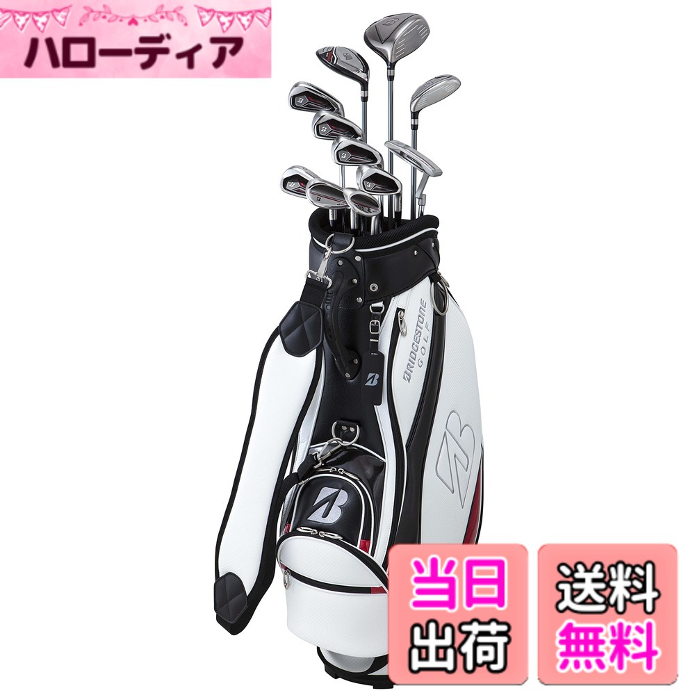 【送料無料】BRIDGESTONE(ブリヂストン) ゴルフクラブセット BRIDGESTONE GOLF BG-100 キャディバッグ付きクラブ11本セット メンズ アイアン カーボンRシャフト